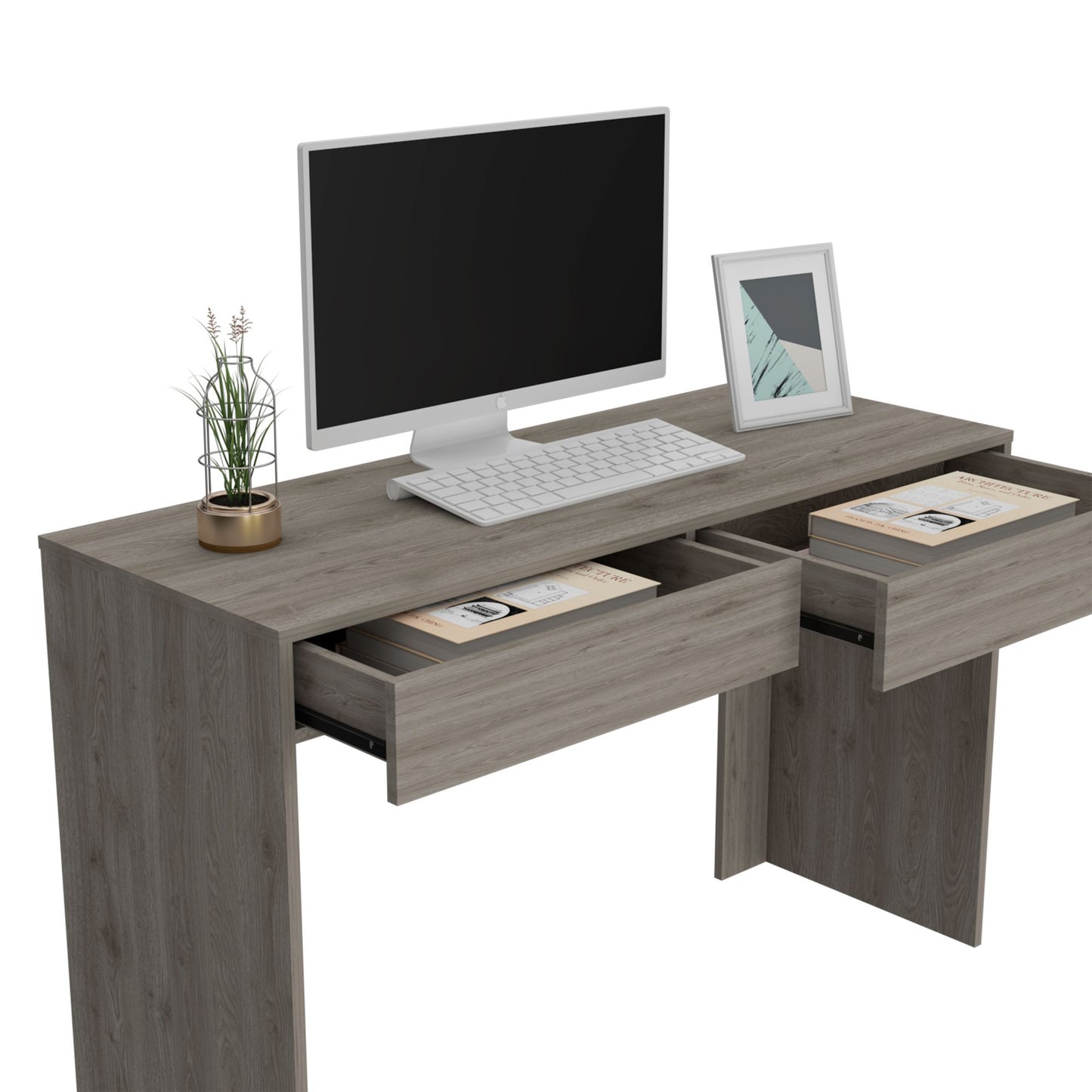 Tampa Computer Desk with 2-Drawers image 15