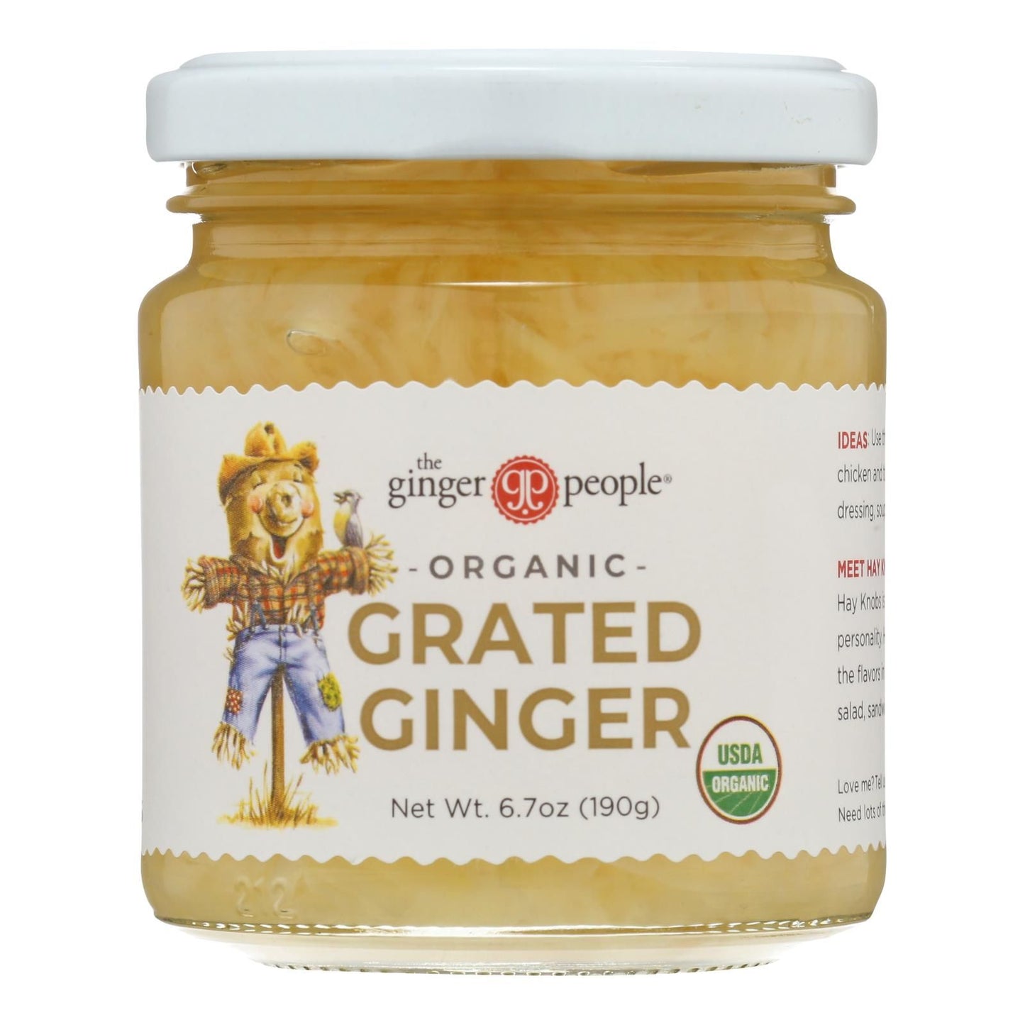 The Ginger People Organic Ginger - Grated - Case Of 12 - 6.7 Oz. image 1