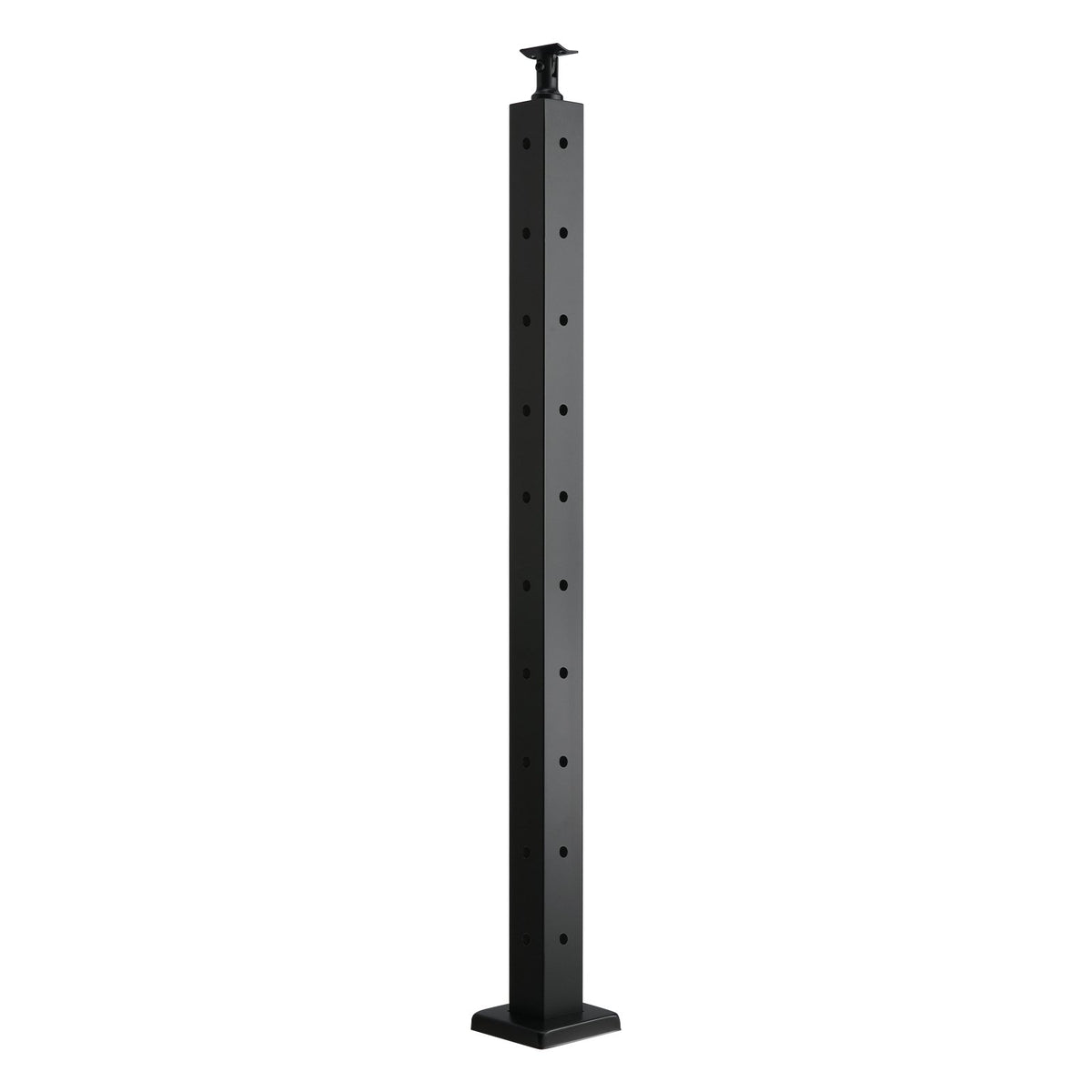 VEVOR Cable Railing Post, 36x2x2 Inch Corner Railing Post, with L-Shaped Pre-Drilled Holes, Stainless Steel Cable Rail Post with Horizontal and Curved Bracket, 1-Pack, Black, 1JZLGZXHS914ZPBNY001V0 - 1JZLGZXHS914ZPBNY001V0 - view 10