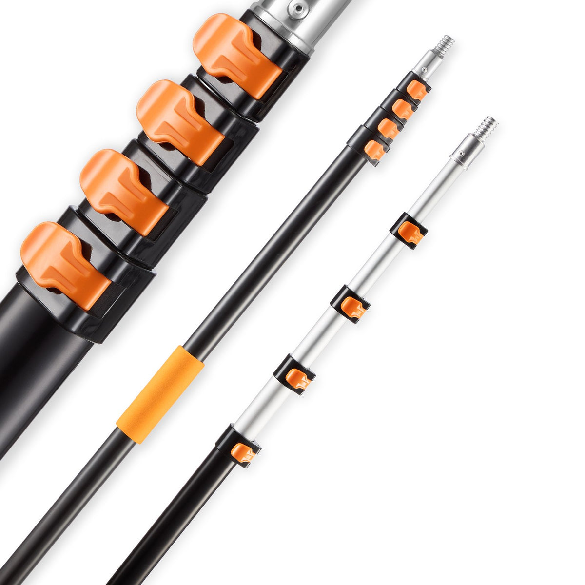 VEVOR Telescopic Extension Pole, 4.66-19 FT Multi-Purpose Extendable Pole, Sturdy Aluminum Alloy Paint Pole Extension with Flip-Lock Design, High Reach Roller Stick for Painting, Dusting and Cleaning - 520YCGTYZGJS5ACKC001V0 - view 10