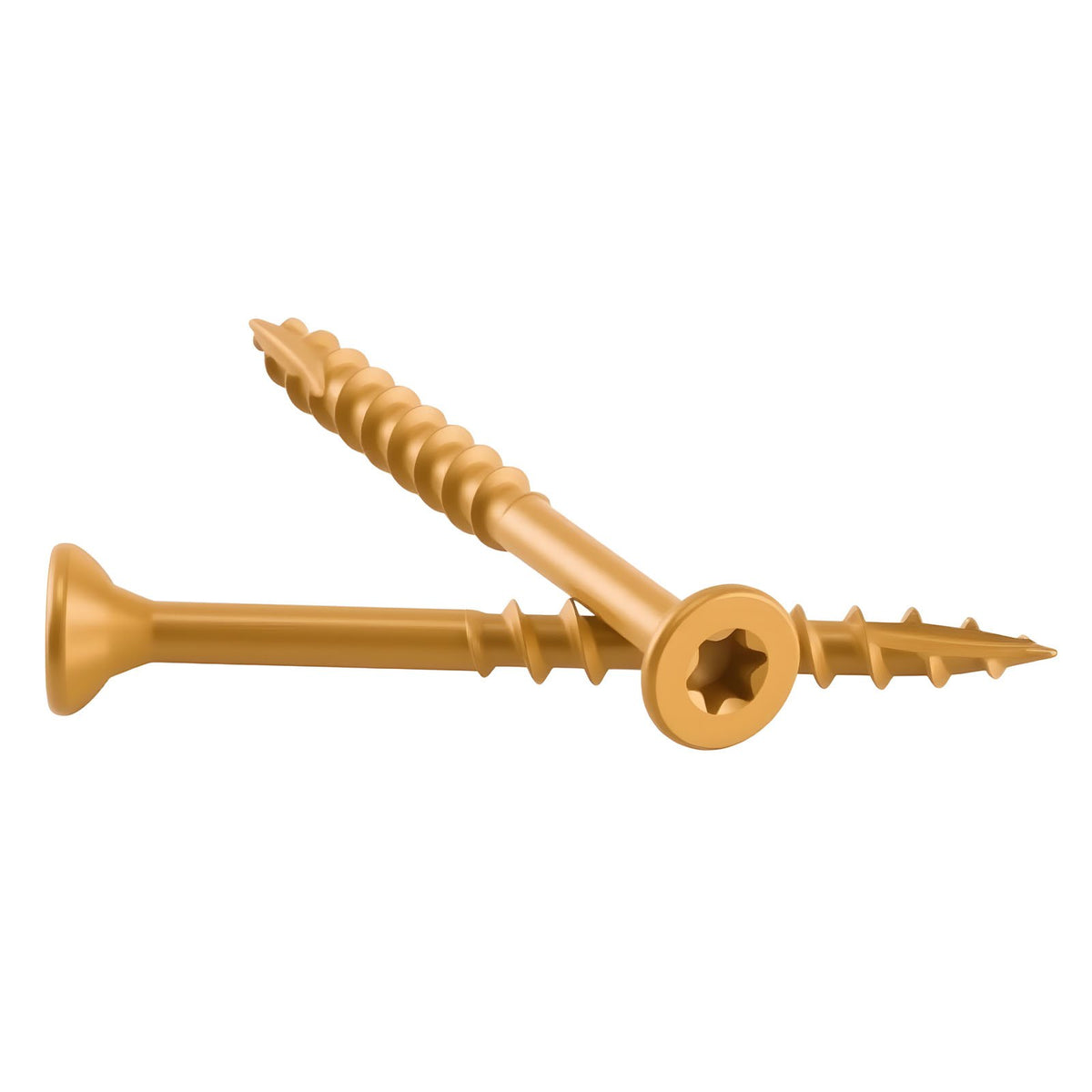 VEVOR Wood Screws 350 PCS, #8 x 2-Inch Anti-Rust Coated, Exterior Deck Screw Torx/T25 Star Drive, Metal Rust-Resistant Outdoor Decking Screws with 2 Screw Connectors, for Decking Fencing Framing - 8MLD300400G3PZIFN001V0 - view 10