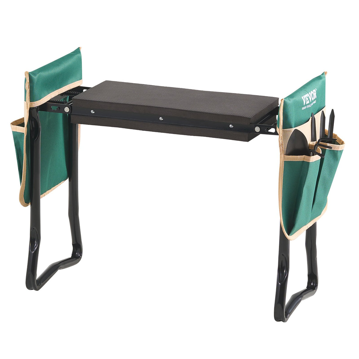 VEVOR Garden Kneeler and Seat, 8 in Wide Kneeling Pad, Heavy Duty Garden Kneeling Stool, Folding Garden Seat with 2 Tool Bags, Relieve Knee & Back Pain, Portable Garden Bench for Women Grandparents - 8YCGDJL60314HJQ2C003V0 - view 10