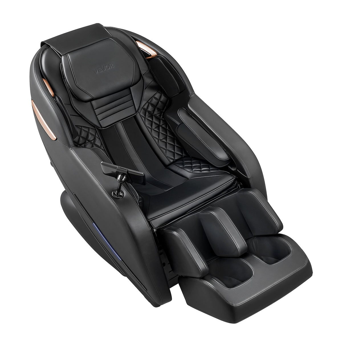 VEVOR Massage Chair, 3D Zero-Gravity Full Body Massage Chair with Extendable Footrest, Automatic Modes, Airbags, Waist & Leg Heating, Bluetooth Speaker, Touchscreen Control, for Home and Office Use - AMYLEDPBBSSLGKMIJ001V1 - view 10