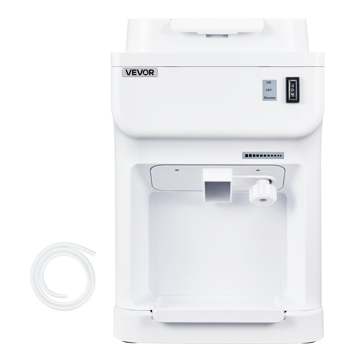 VEVOR Commercial Ice Shaver Crusher, 220lbs Per Hour Electric Snow Cone Maker with 4L Ice Cube Box, 350W 1500RPM Tabletop Shaved Ice Machine for Parties Events Bar, Home and Commercial Use (White) - BBJBS350WBDHFCMJM001V1 - view 10