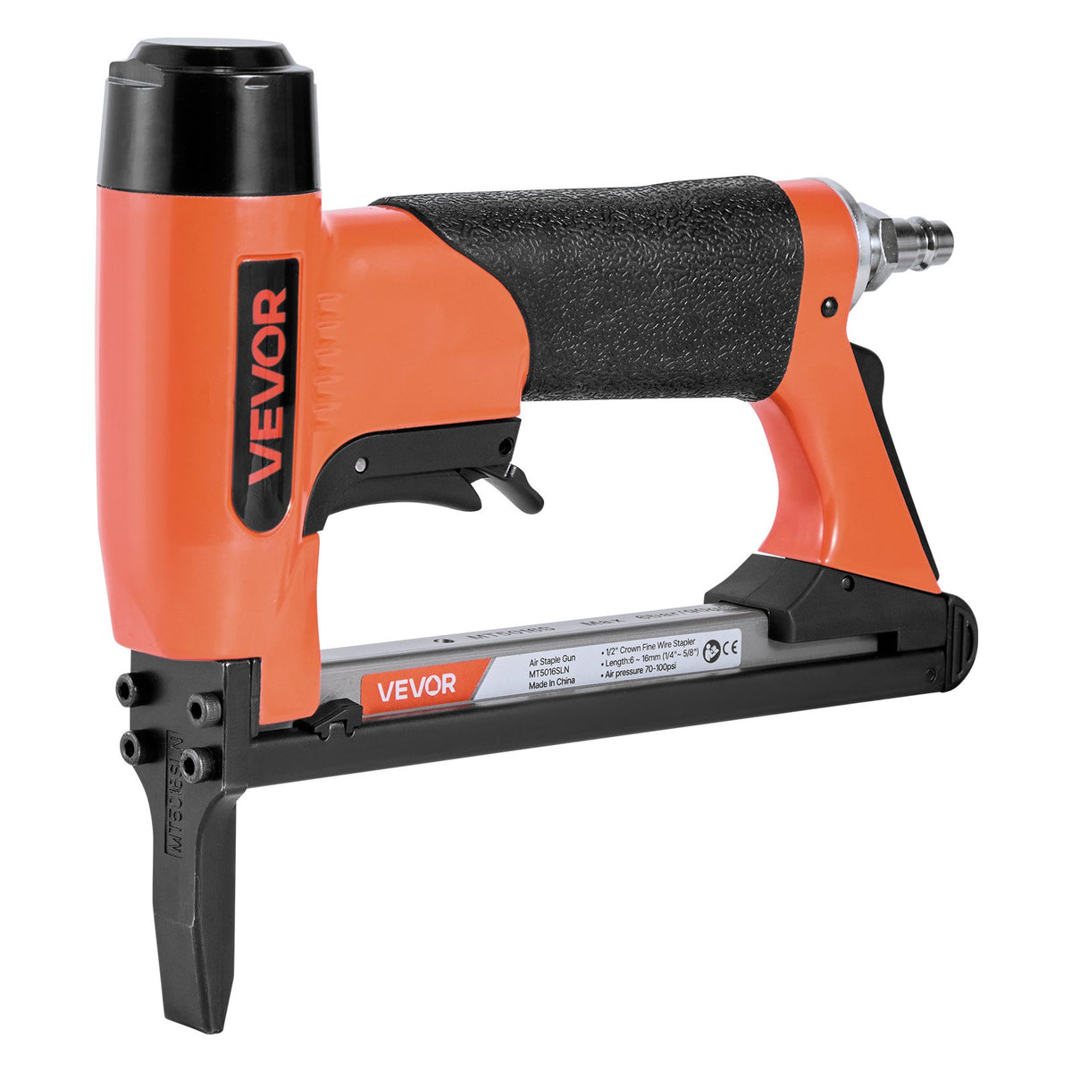 VEVOR Pneumatic Staple Gun, 20 Gauge Long-Nose Upholstery Stapler for 50 Series Fine Wire Staples 1/2-inch Crown 1/4"-5/8" Length, Max 110PCS Loading Air Staple Gun for Upholstering, Woodworking, DIY - BCGDSDDQ20GAVQ3M4001V0 - view 10