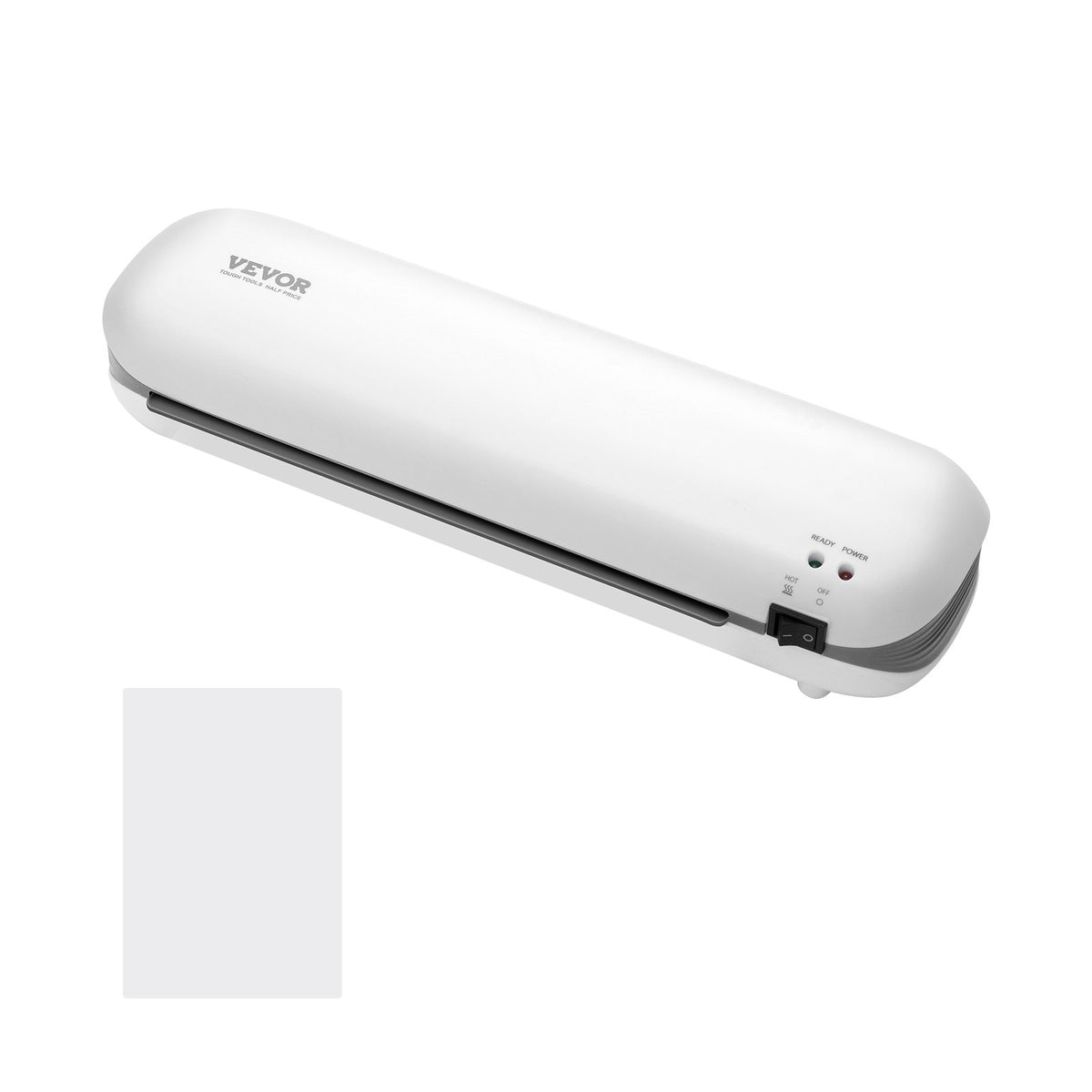 VEVOR Laminator Machine, Thermal Laminator for Max A4 Paper Size, 3-4 min Quick Warm Portable Laminator, 3-5 mil Thickness, Ideal for Home, Office, Business, or School Supplies, White + Grey - BGFMJA4RY35MC803EV1 - view 10