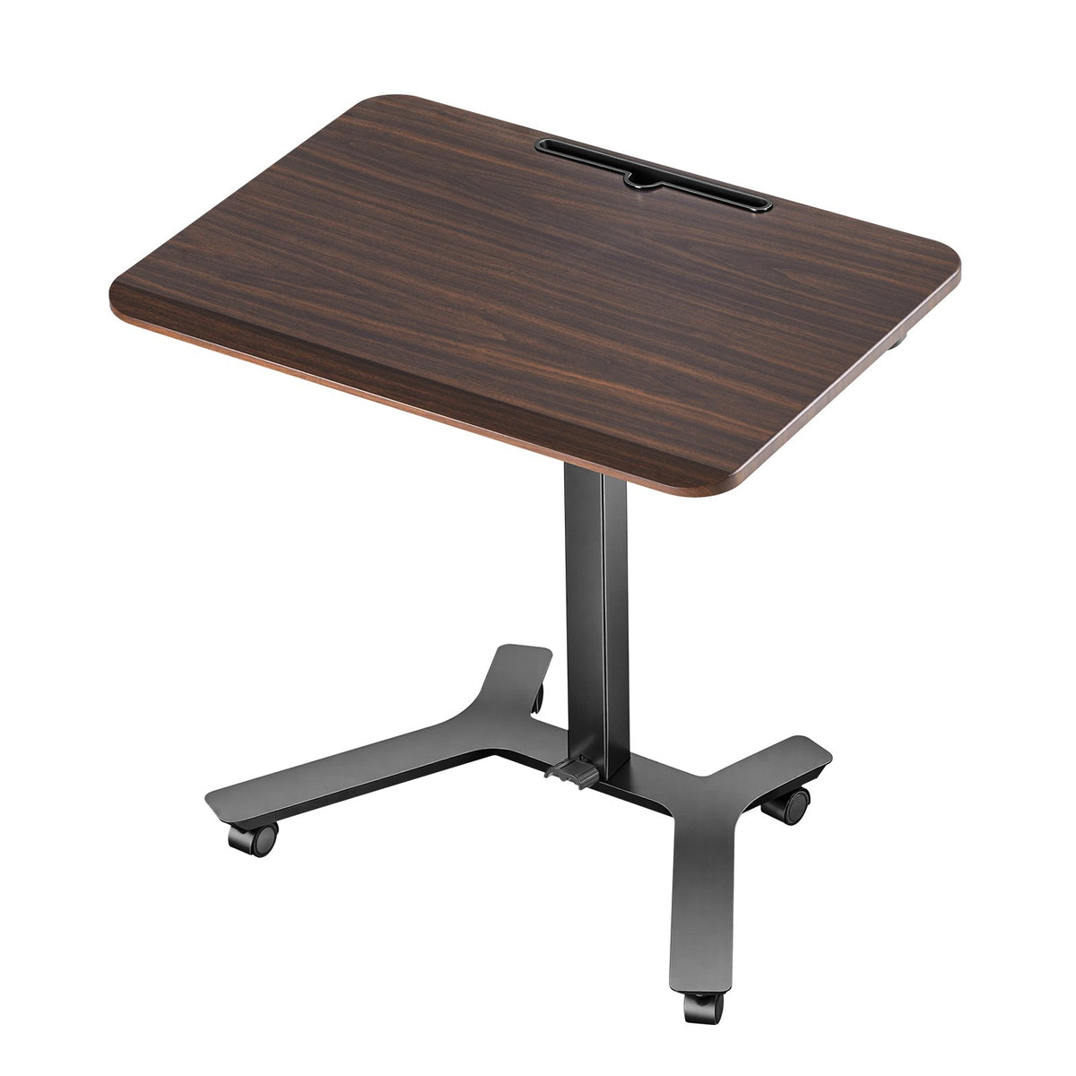 VEVOR Standing Desk, Adjustable Height Mobile Stand Up Desk w/ Casters, 28.2 x 20.5 in Small Computer Sit Stand Rolling Workstation w/ Hook, 33 lbs Capacity, Foot Pedal Pneumatic Lift for Home Office - BGGZTXYAZCGSBKASI001V0 - view 10