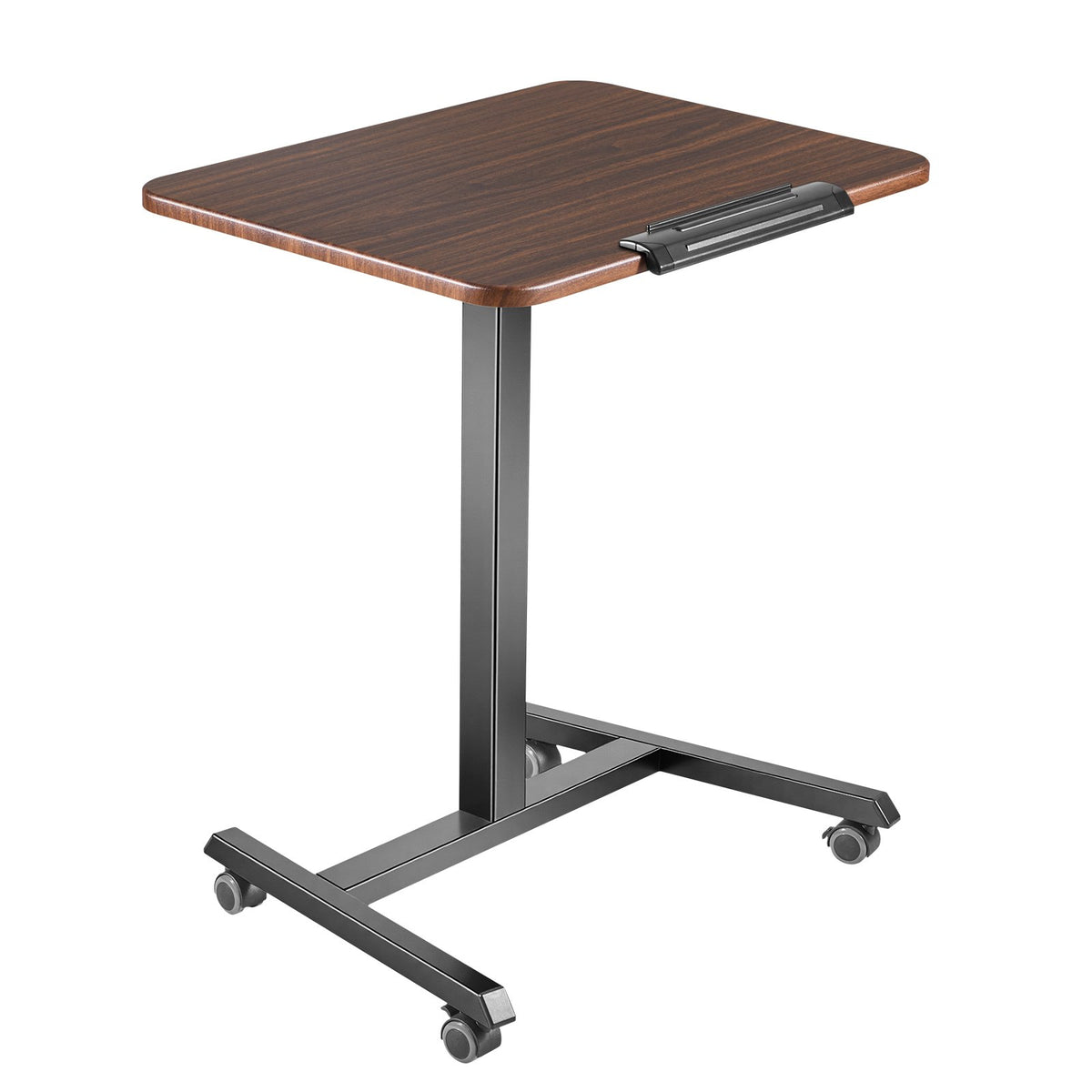VEVOR Standing Desk, Adjustable Height Mobile Stand Up Desk with Tilting Desktop, 25.6 x 19 in Small Computer Sit Stand Rolling Workstation with 4 Casters, 33 lbs Capacity, Ideal for Home Office - BGGZTXYAZCGSWY94R001V0 - view 10