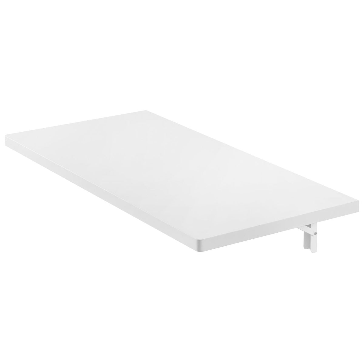 VEVOR Wall Mounted Folding Table, 47.2 x 19.7 inches Wall Mount Table, Floating Desk with Iron Bracket, Fold Down Desk for Small Spaces, Home Office, Dining, Laundry Room, Kitchen, Bar, White - BGSGZZPMBHB4VPYF8V0 - view 10