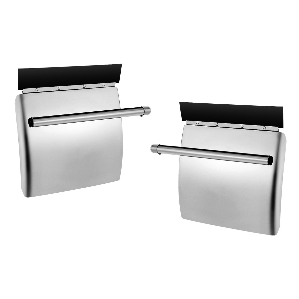 VEVOR Stainless Steel Quarter Fenders for Semi Trucks, 24" x 24" Semi Truck Fenders with Tube Bracket and Mounting Hardware, 1 Pair Right & Left Quarter Fender Set, Fit for Freightliner, Peterbilt - BKDNB2JBXG003KTX2001V0 - view 10