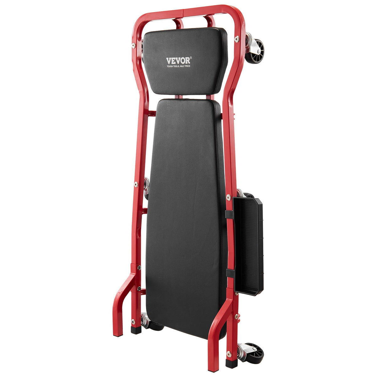 VEVOR Mechanic Garage Creeper, 44-Inch, 300 lbs Capacity Automotive Rolling Creeper with 6 Casters Adjustable Cushioned Headrest Tool Tray, Heavy Duty Steel Frame for Garages, Repair Shops, and DIY - BKZDXCTB44YCBV8A0V0 - view 10