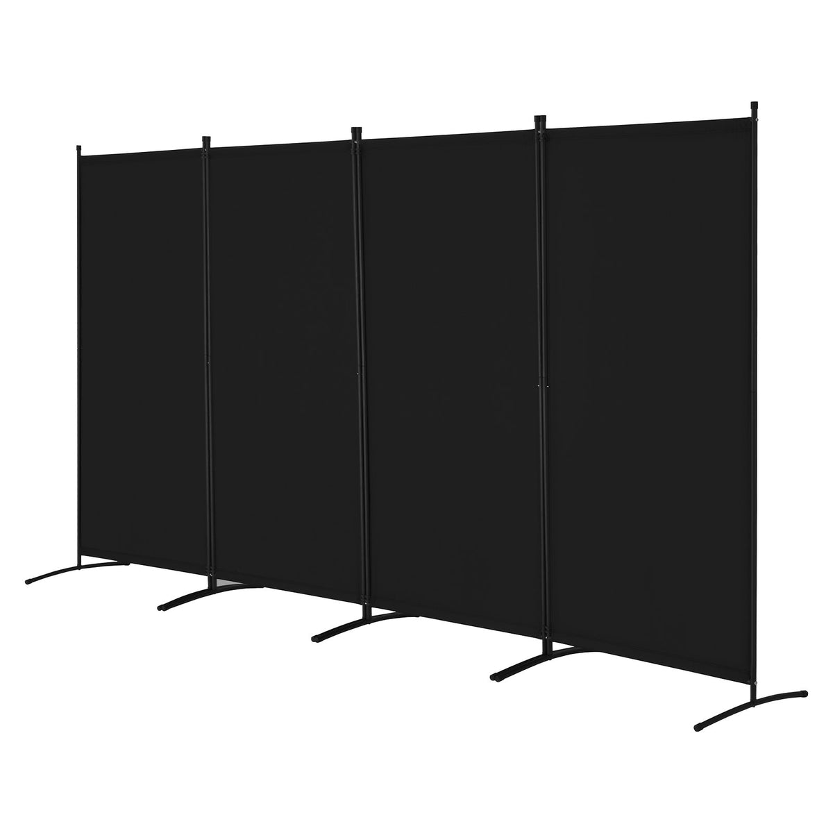 VEVOR Room Divider, 4 Panel Room Divider, Folding Privacy Screen and Portable Partition Divider for Room Separation, Freestanding Room Partitions for Office, Bedroom, Study, Black - BLFWFGQ4MB34BMP7JV0 - view 10