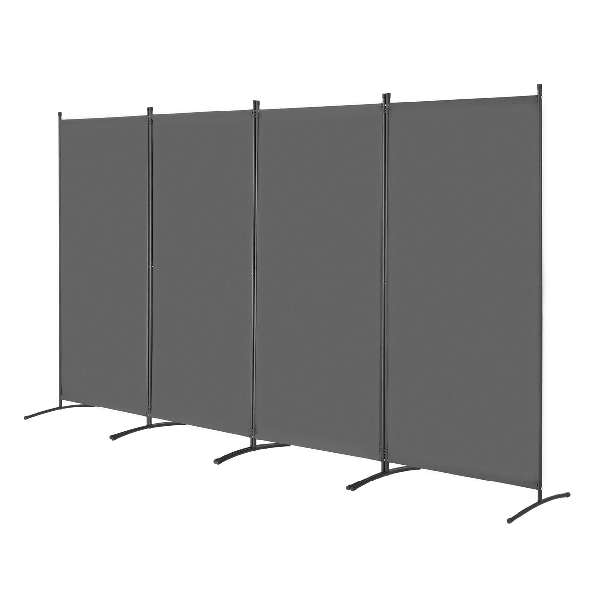 VEVOR Room Divider, 4 Panels Room Divider, Folding Privacy Screen and Portable Partition Divider for Room Separation, Freestanding Room Partitions for Office, Bedroom, Study, Grey - BLFWFGQ4MB34GAOCTV0 - view 10