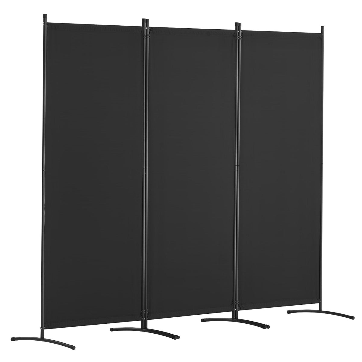 VEVOR Room Divider, 3 Panel Room Dividers and Folding Privacy Screens, Fabric Partition Room Dividers for Office, Bedroom, Dining Room, Study, Freestanding, Black - BLPF10271INC0V93EV0 - view 10