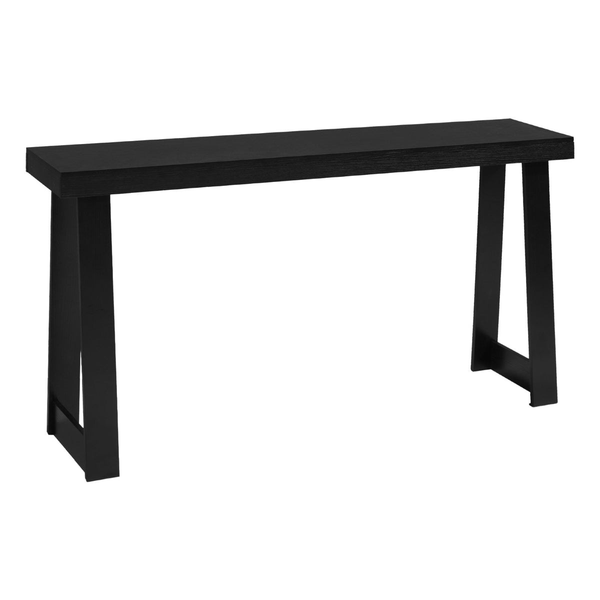 VEVOR 56 in Console Table, Modern Desk Behind the Couch, Wooden Rectangle Entrance Desk, Narrow Long Sofa Table Accent Stand, Ideal for Hallway, Bedroom, Living Room, Foyer, Easy Assembly, Black - BSXGZEKXDFDCVS4X2001V0 - view 10