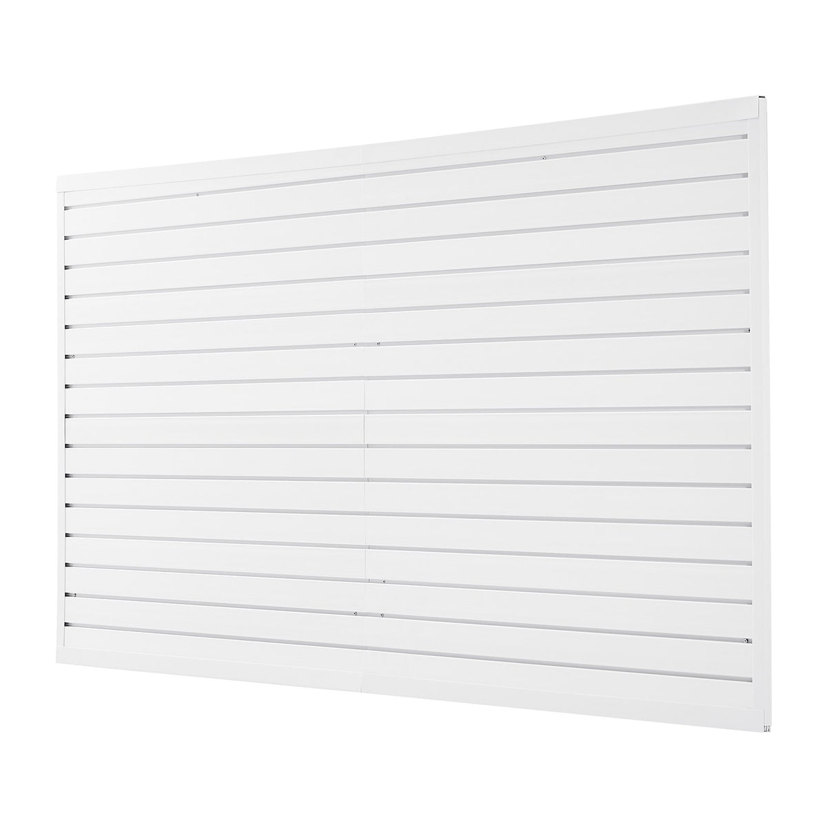 VEVOR Slat Wall Paneling, 8 x 4 ft, PVC Garage Slatwall with Accessories, White Slat Wall Easy-to-Install Adjustable Slatwall Panel with Coupling Structure & DIY Cutting, Fits for Storage & Display - BTQBPVC32SQFKWPZFV0 - view 10