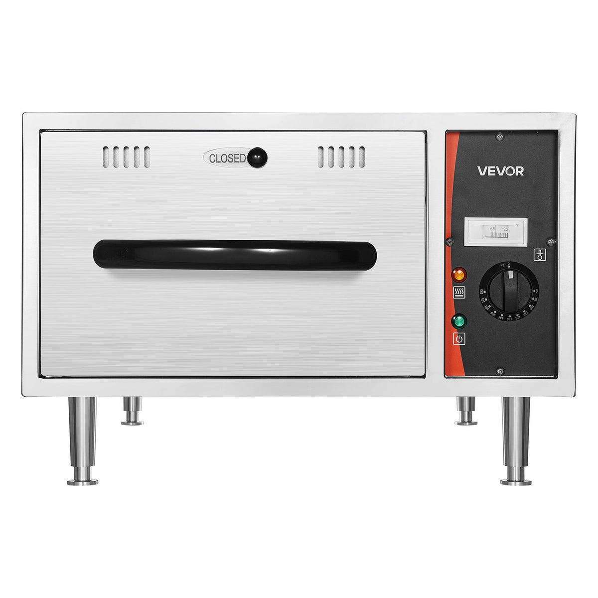 VEVOR Commercial Electric Drawer Warmer, Single-Drawer Stainless Steel Food Warmer, Freestanding Slim Warming Drawer Cabinet, 85°F–185°F Wide Temperature Range, for Restaurant, Hotel, Bakery & Kitchen - BWCTDLSZX1G0IG6Y9001V1 - view 10