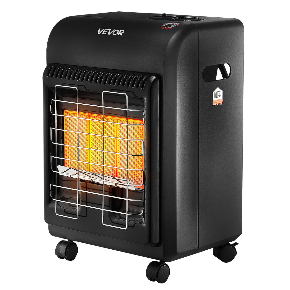 VEVOR Propane Heater, 6000 to 18000 BTU Propane Cabinet Heater with 3 Modes Temp Settings & Tip-over Protection, Garage Radiator Heat up to 450 Sq.Ft, for Camping,Garage, Patio,Indoor/Outdoor - BXBWJRQJS141S25Y9001V0 - view 10