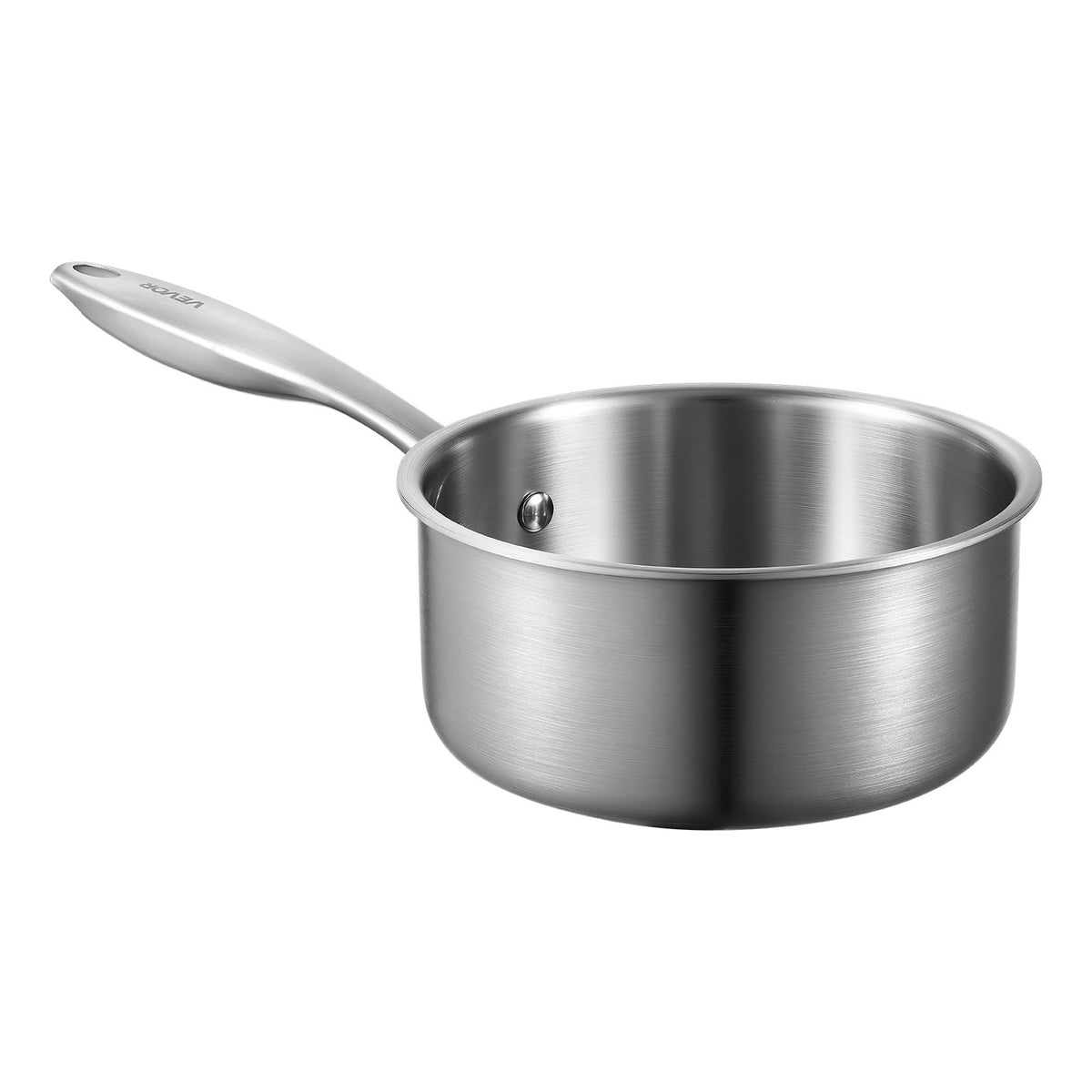 VEVOR 1.5 QT Saucepan, Stainless Steel Saucepan with Glass Lid, Multipurpose Nonstick Stainless Steel Small Cooking Sauce Pot with Ergonomic Handle, Friendly for Oven, Dishwasher, Induction Cooker - BXGJG15QT1JT99RW9001V0 - view 10