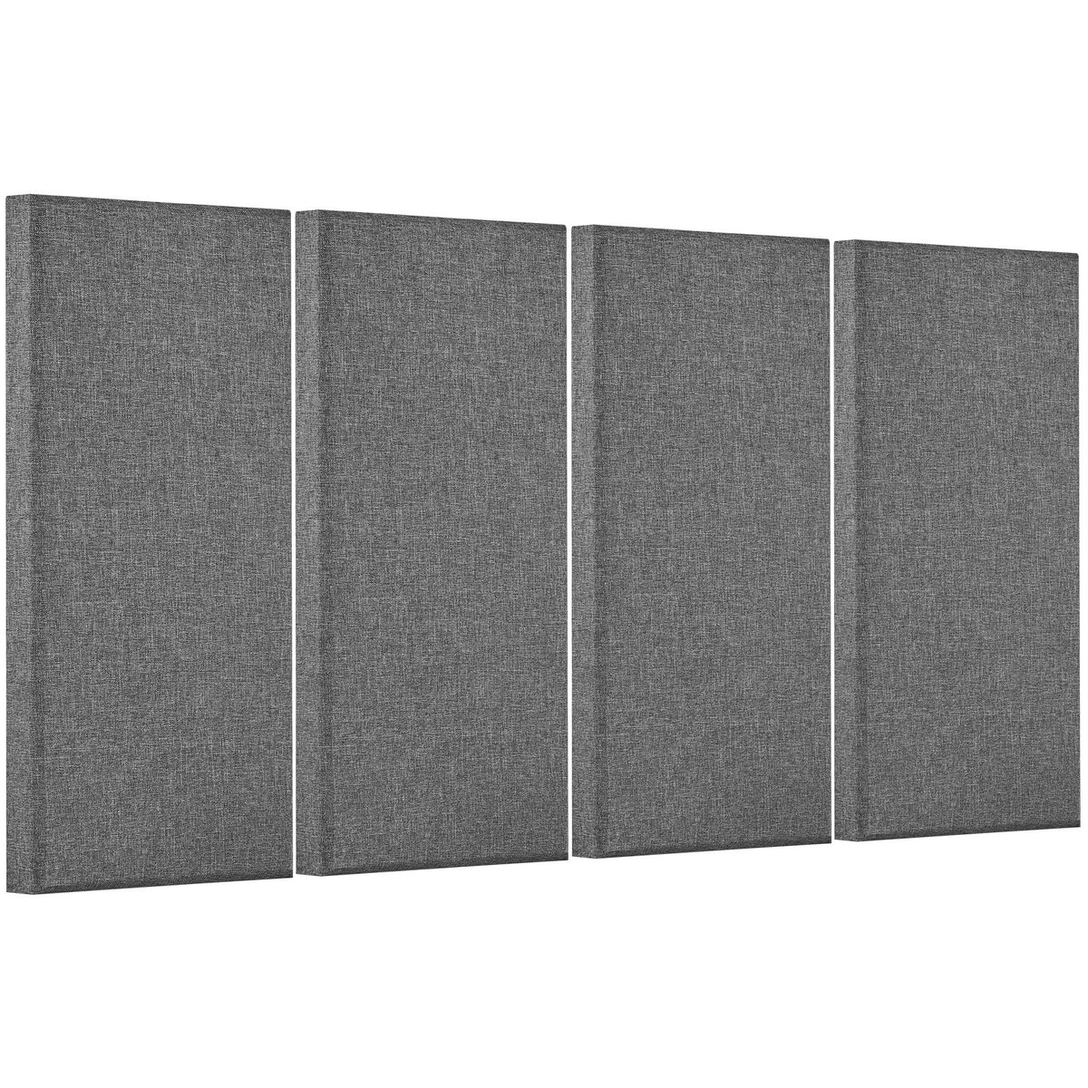 VEVOR 4 PCS Acoustic Panels, 2 inch Thick 23.6 x 11.8 inch Fiberglass Sound Absorbing Panels, Self-adhesive Soundproof Wall Boards, for Studios, Office, Home Theater,Meeting Room, Gray - BXGYBHS6030CODWP4001V0 - view 10