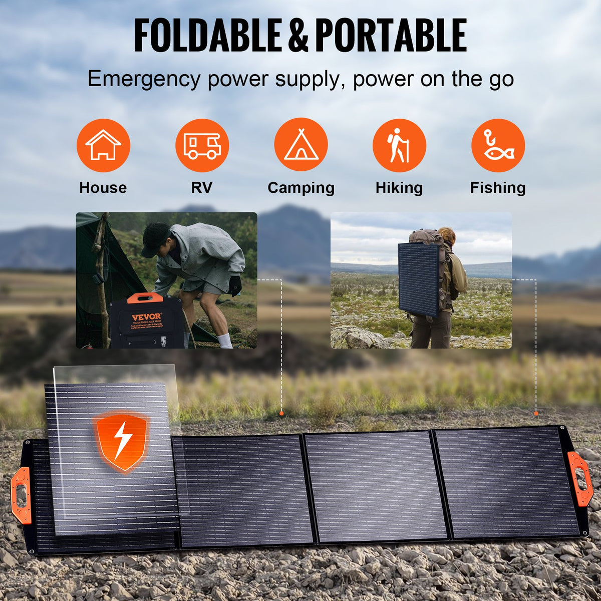 VEVOR Monocrystalline Solar Panel - Select Your Configuration - BXSDJTYNBDJEDTGRWV9 - view 3
