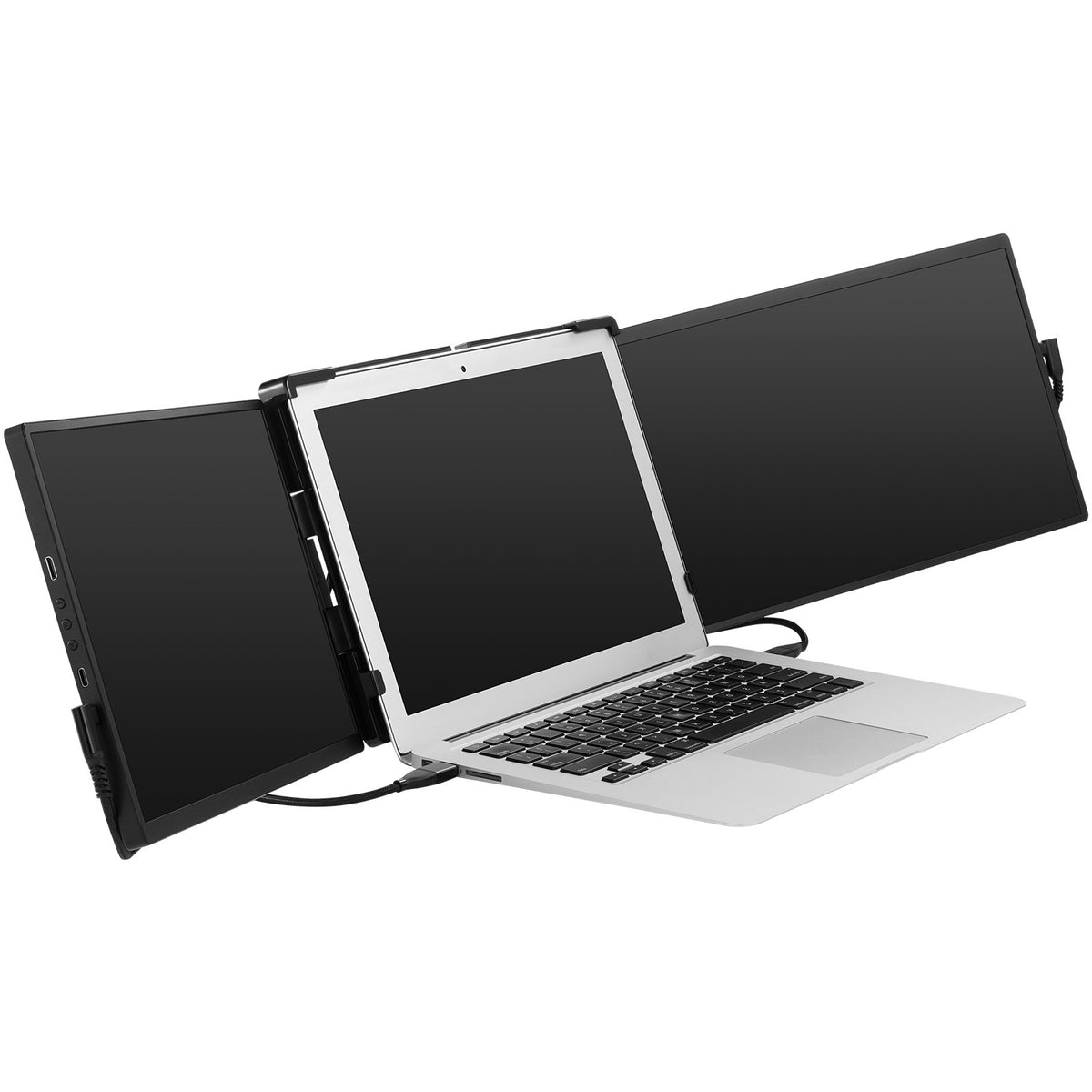 VEVOR Portable Laptop Screen Extender, 14" FHD 1080P IPS Triple Extended Monitor for 13"-17" Laptop, Swivel Portable Monitor USB-C/USB-A/Mini HDMI Port, Compatible with Mac/Wins/Android/Switch/PS5 - BXSDNXSQ14YCAKI6CV1 - view 10