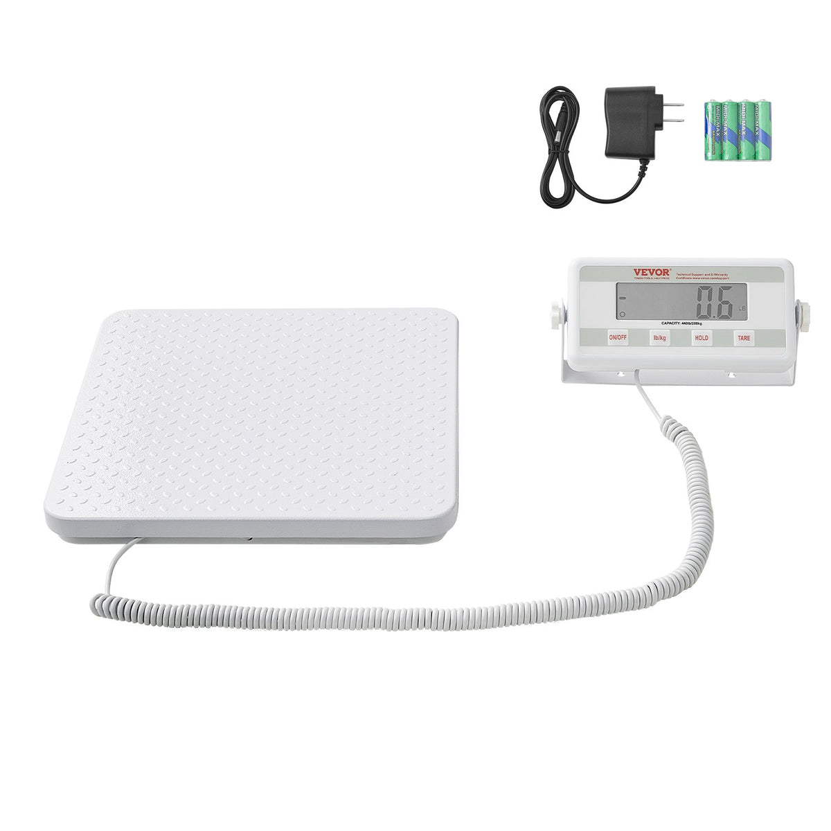 VEVOR Portable Medical Scale, Professional Physician Scale for Weighing - with Anti-slip Platform, 2 Units, Hold & Tare Function, Digital Physician Weight Scale for Gym Home Hospital, 440LBS Capacity - BXSYSCBSLHJ4NX1Y9V5 - view 10