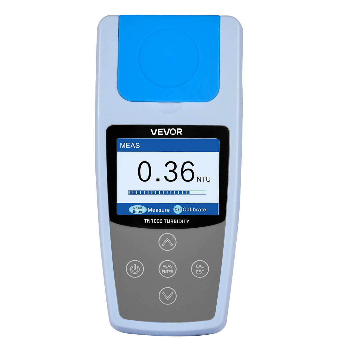VEVOR Turbidity Meter, 0–1000 NTU Measuring Range, ISO 7027 Compliant, Portable Red Light Turbidimeter, Quick Reading, with Calibration Solutions, Sample Vials, and Carry Case, for Field and Plant - BXSZDJHG0100JMZ4J001V9 - view 10