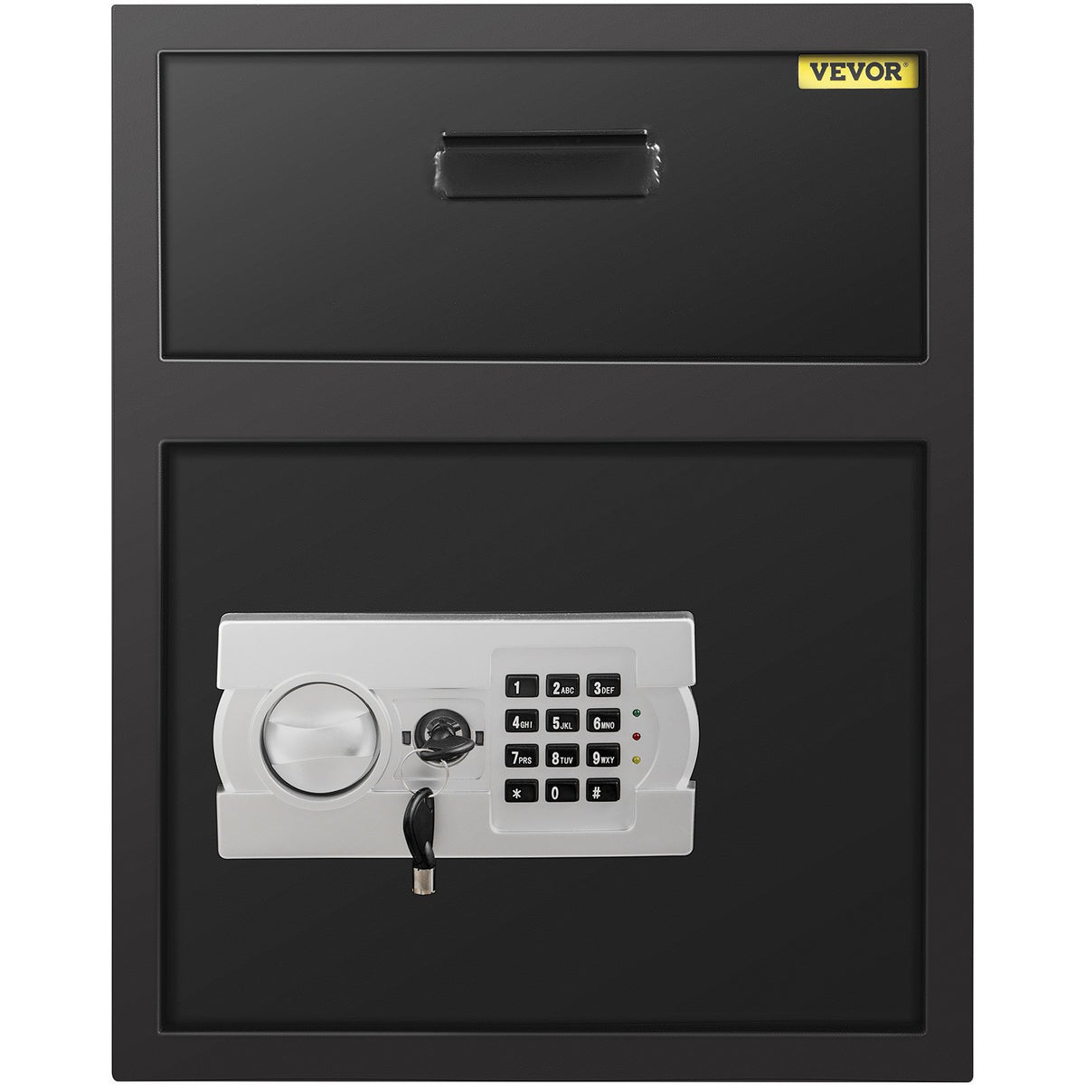 VEVOR Digital Depository Safe 1.7 Cubic Feet Made of Carbon Steel Electronic Code Lock Depository Safe with Deposit Slot with Two Emergency Keys Depository Box for Home Hotel Restaurant and Office - BXXTDSHS000000001V0 - view 10