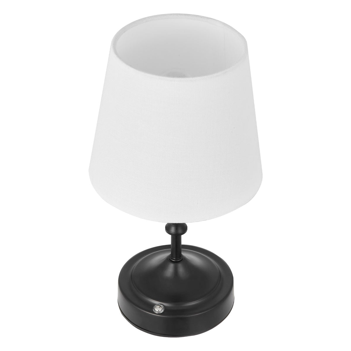 VEVOR Cordless Table Lamp, 5200mAh Built-in Rechargeable Battery Small Desk Lamp, 3-Level Brightness, Fabric Shade, 2700-3000K Color Temperature, Table Light for Restaurant, Bedroom, Bars, Black - BYDZTD595910CXIOT001V9 - view 10