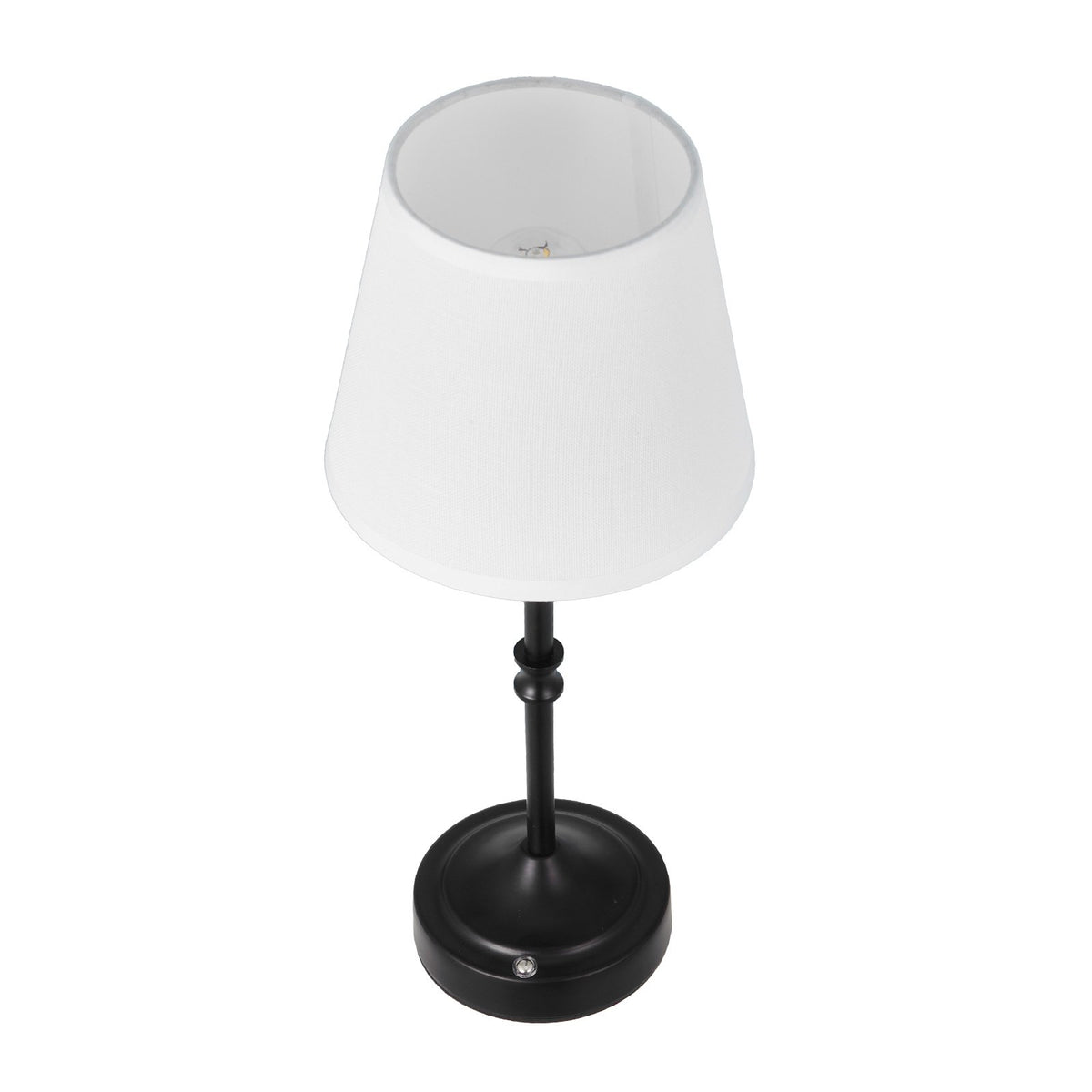 VEVOR Cordless Table Lamp, 2 Pack, 5200mAh Built-in Rechargeable Battery Desk Lamp, 3-Level Brightness, Fabric Shade, 2700-3000K Color Temperature, Table Light for Restaurant, Bedroom, Bars, Black - BYDZTD636316KFJO5001V9 - view 10