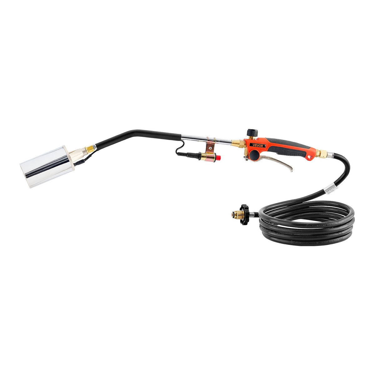 VEVOR Propane Torch Weed Burner, High Output 1,800,000 BTU with 10 ft Hose, Heavy Duty Blow Torch with Adjustable Flame and Turbo Trigger Push Button Igniter, Flamethrower Kit for Garden Ice Snow Road - CCHJHJTZ32INHTNP2001V0 - view 10