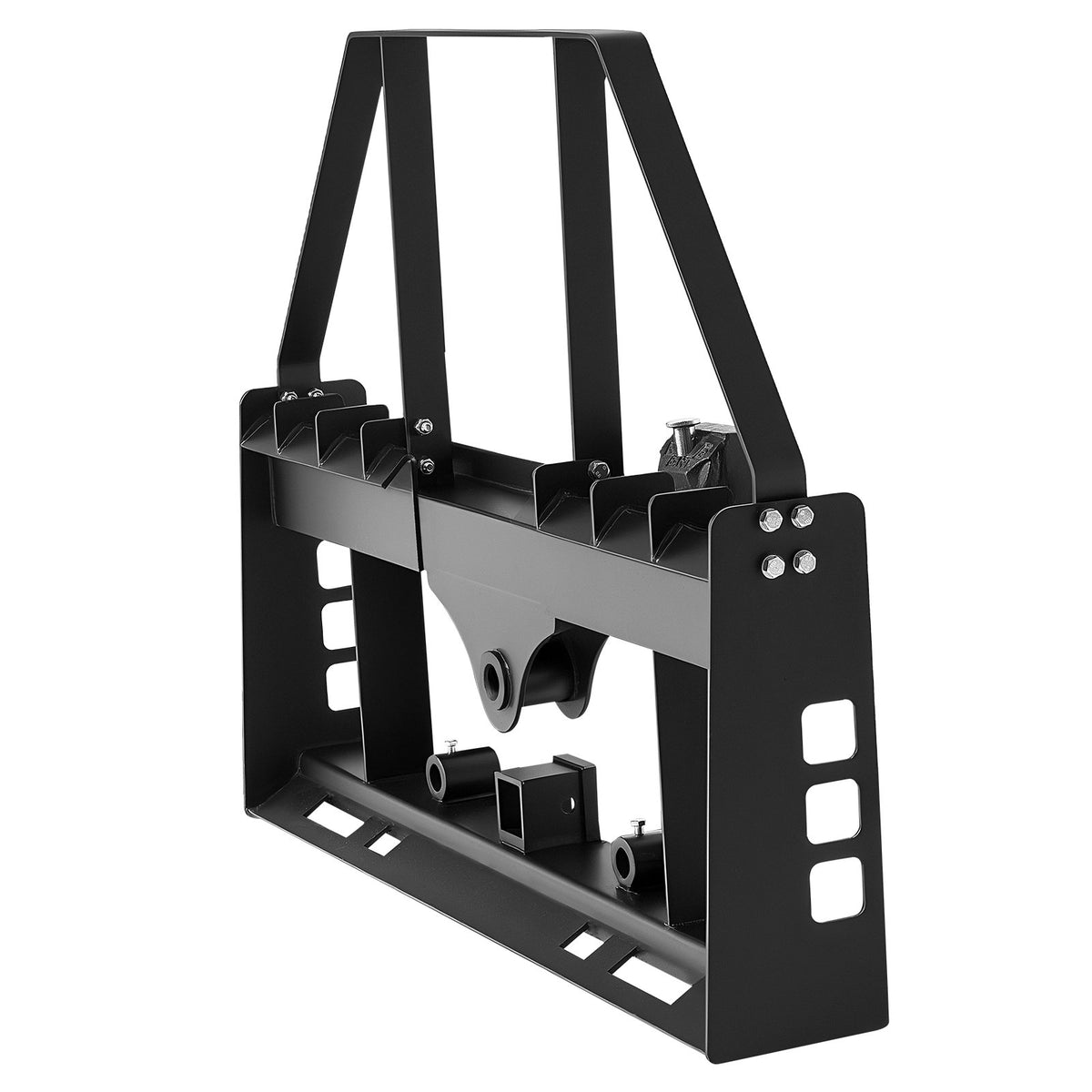 VEVOR Skid Steer Pallet Fork Frame, 4000 lbs Rated Capacity, 45-inch Pallet Fork Frame Attachments with 2-inch Hitch Receiver & Spear Sleeves, Fit for Quick Attach Tractor Loaders, Frame Only - CCMBTYDAQDB0KX4MG001V0 - view 10