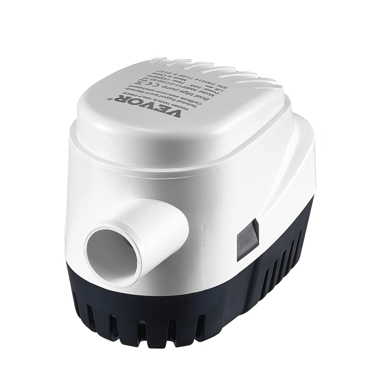 VEVOR Bilge Pump, 1100GPH 12V Automatic Submersible Boat Bilge Water Pump with Float Switch, 1.1" Outlet Diameter, Small Boat Bilge Pump, Marine Electric Bilge Pump for Boats, Ponds, Pools, Basements - CDB1100GPH00EVRJVV9 - view 10