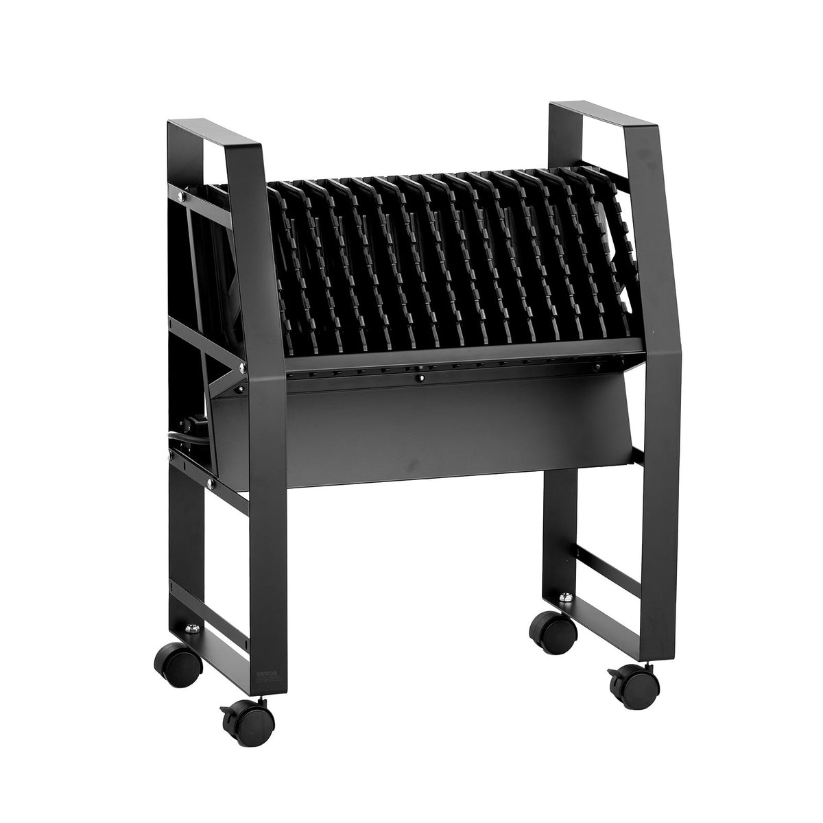 VEVOR Charging Cart, 16 Device Mobile Open Charging Station, Up to 15.6 in Screen Size, Office and Classroom Mobile Charging Cart, for Chromebook, Tablet and Laptop - CDCKFS156INCI9KJIV1 - view 10