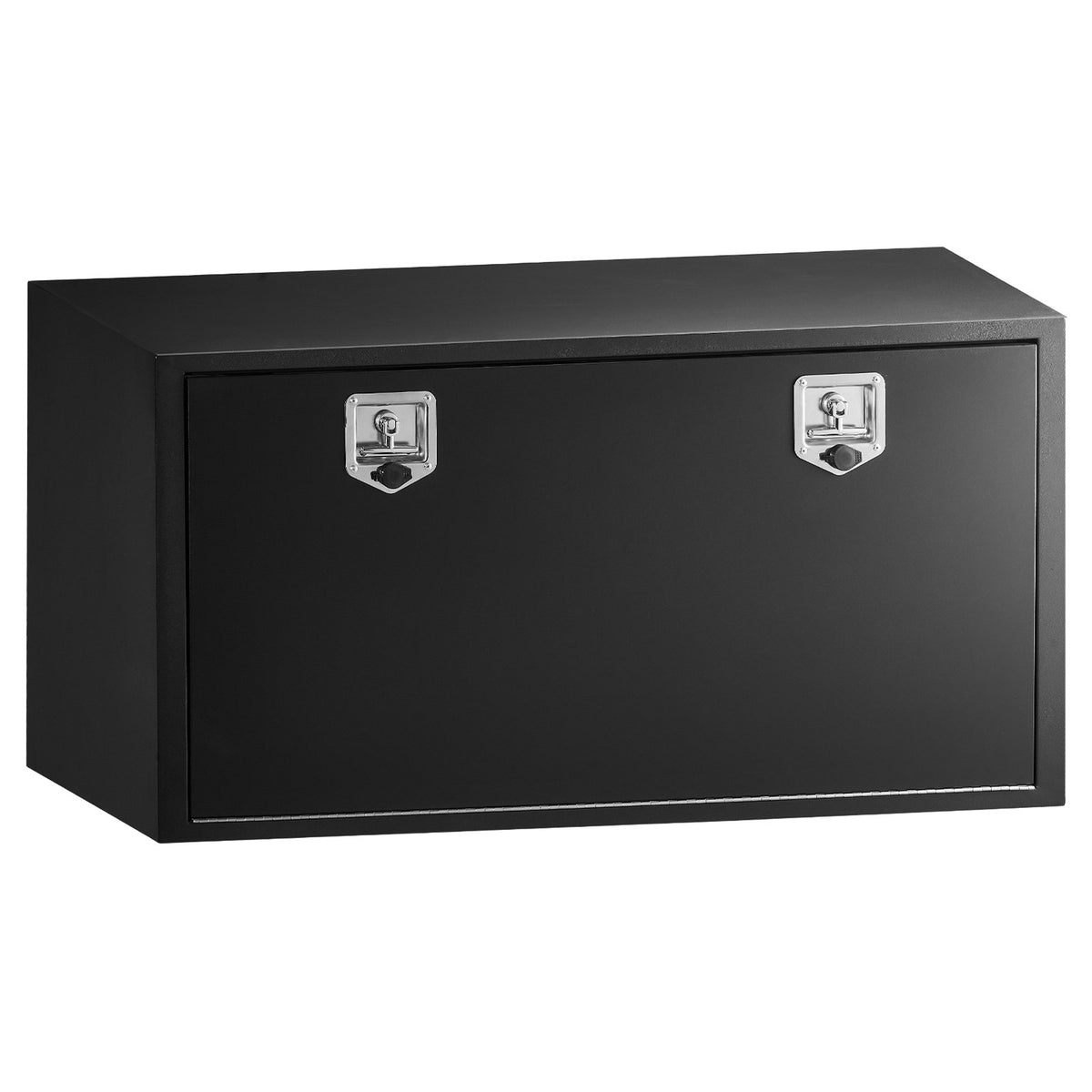 VEVOR Underbody Truck Tool Box, 48 x 24 x 24 Inch Heavy Duty Steel Trailer Storage Box with Lock & Keys, Waterproof Trailer Storage Organizer Under Body Chest with T-Handle for Truck, Van, SUV, Black - CDGJX3482424G0AG7001V0 - view 10