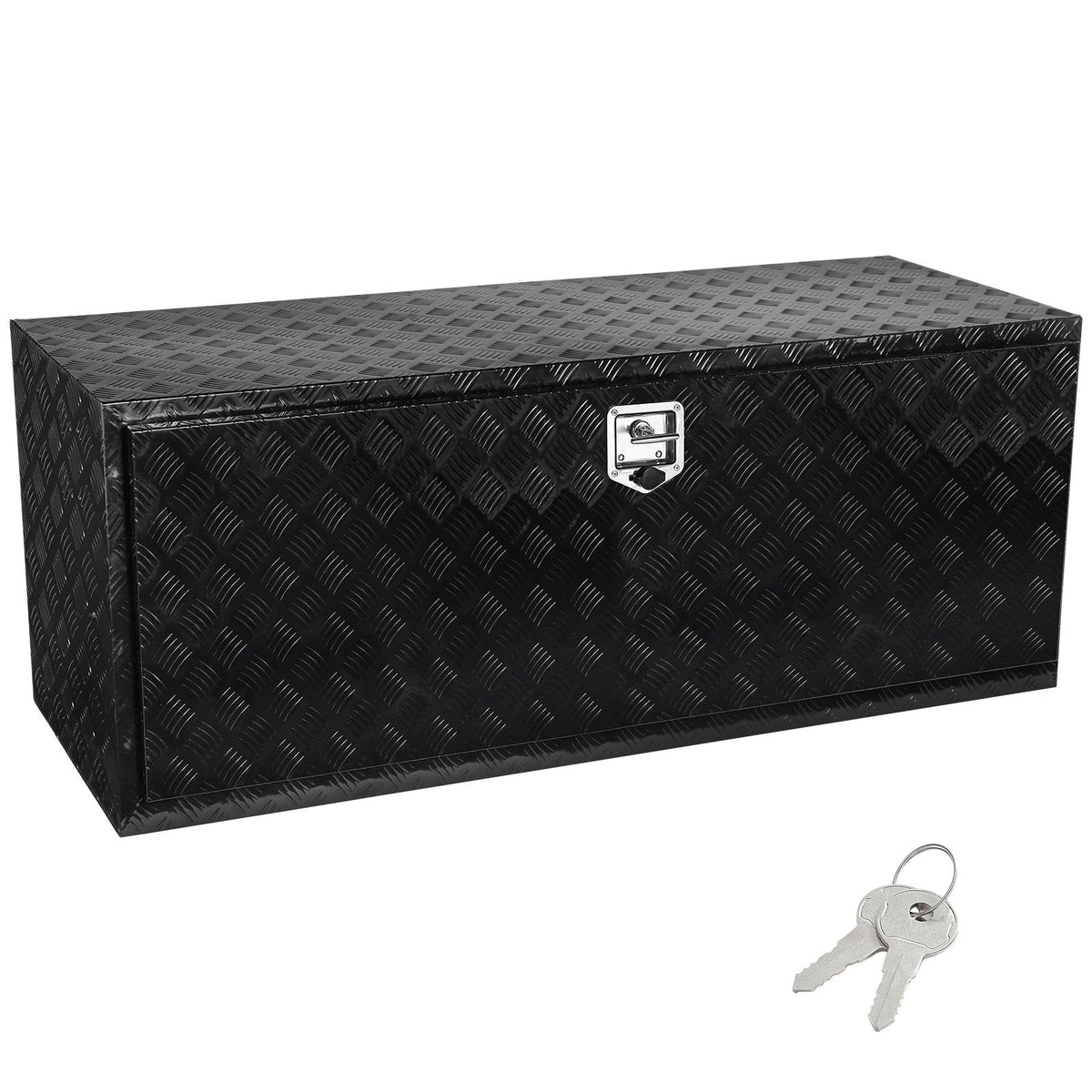 VEVOR Underbody Truck Box, 60" x 24" x 24" Pickup Storage Box, Heavy Duty Aluminum Diamond Plate Tool Box with Lock and Keys, Waterproof Trailer Storage Box with T-Handle Latch for Truck, Van, Trailer - CDKCGJX26024BFEV0V0 - view 10