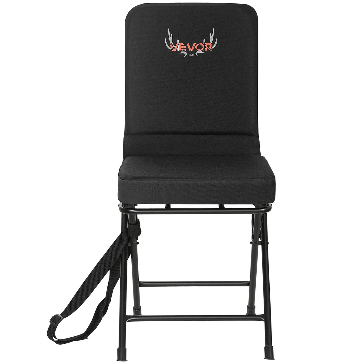 VEVOR Hunting Chair, 360° Silent Swivel, Foldable Lightweight Portable Blind Chair, Heavy-Duty Steel Frame Ground Stool Seat, with Adjustable Shoulder Strap, 300 Lbs Capacity for Fishing, Camping - CGZDKWFSRBKDQC3M7001V0 - view 10