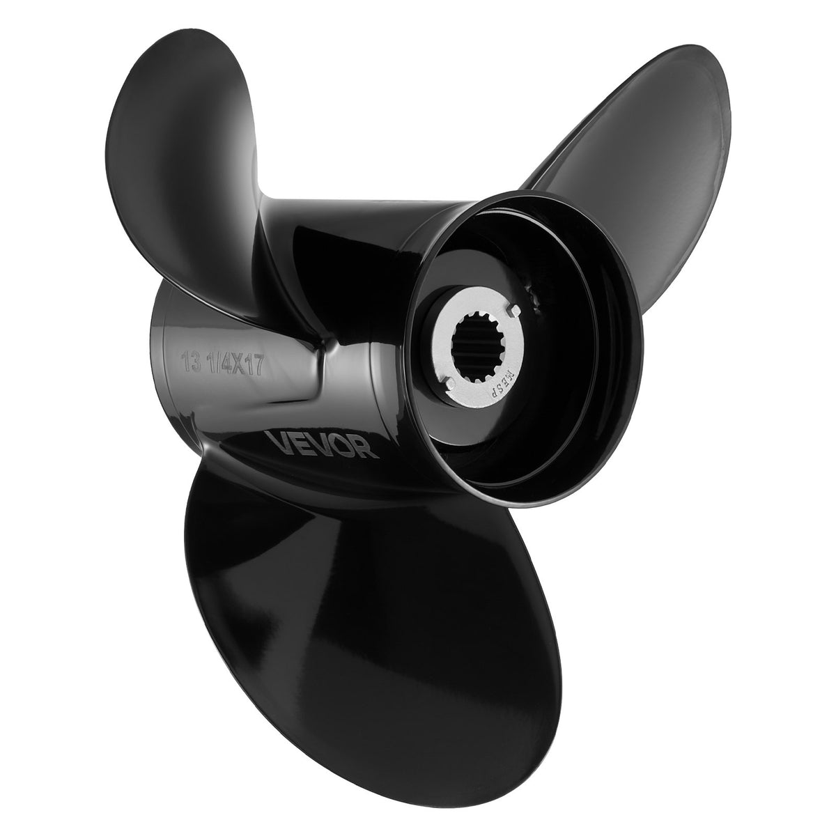 VEVOR Outboard Propeller, Upgrade OEM 15 Spline Tooth Aluminum Outboard Boat Propeller Fit Mercury Engines 40-140 HP, 4-1/4" Gearcase, 3-Blade, RH (Right Hand Rotation), OEM Parts No. 48-77344A45 - CLXJSX40150HL46MK001V0 - view 10