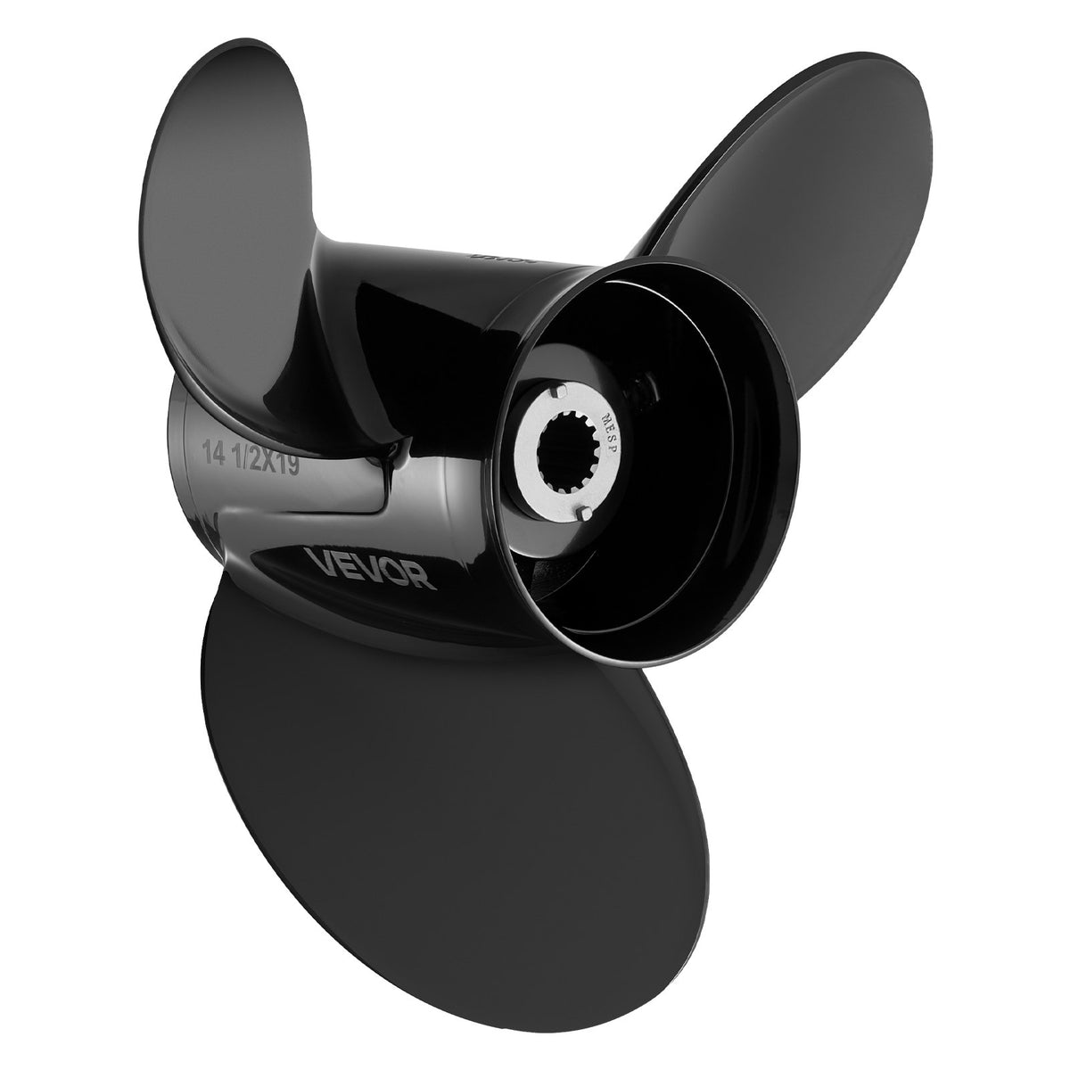 VEVOR Outboard Propeller, Upgrade OEM 15 Spline Tooth Aluminum Outboard Boat Propeller Fit Mercury/Mariner Engines 135-300 HP, 4-3/4" Gearcase, 3-Blade, RH (Right Hand Rotation), OEM No. 48-832830A45 - CLXJSXSS13539VKEG001V0 - view 10