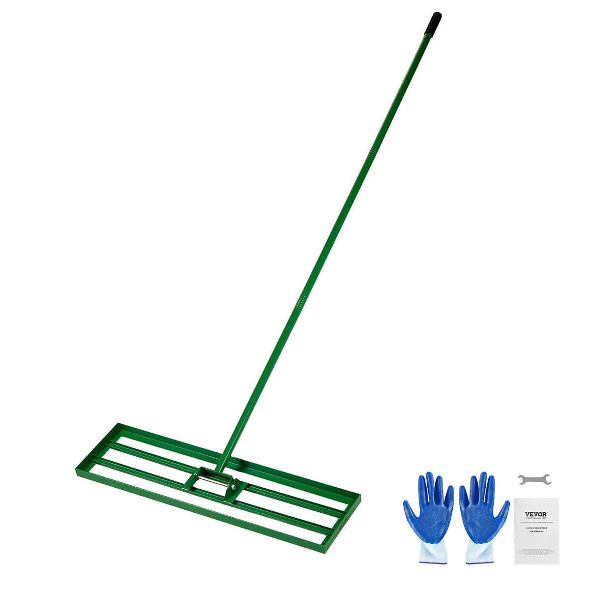 VEVOR Lawn Leveling Rake, 36"x10" Level Lawn Tool, Heavy-duty Lawn Leveler with 78" Steel Extended Handle, Yard Leveling Rake Suit for Garden, Golf Lawn, Farm - CPPZP1036000SKWNC002V0 - view 10