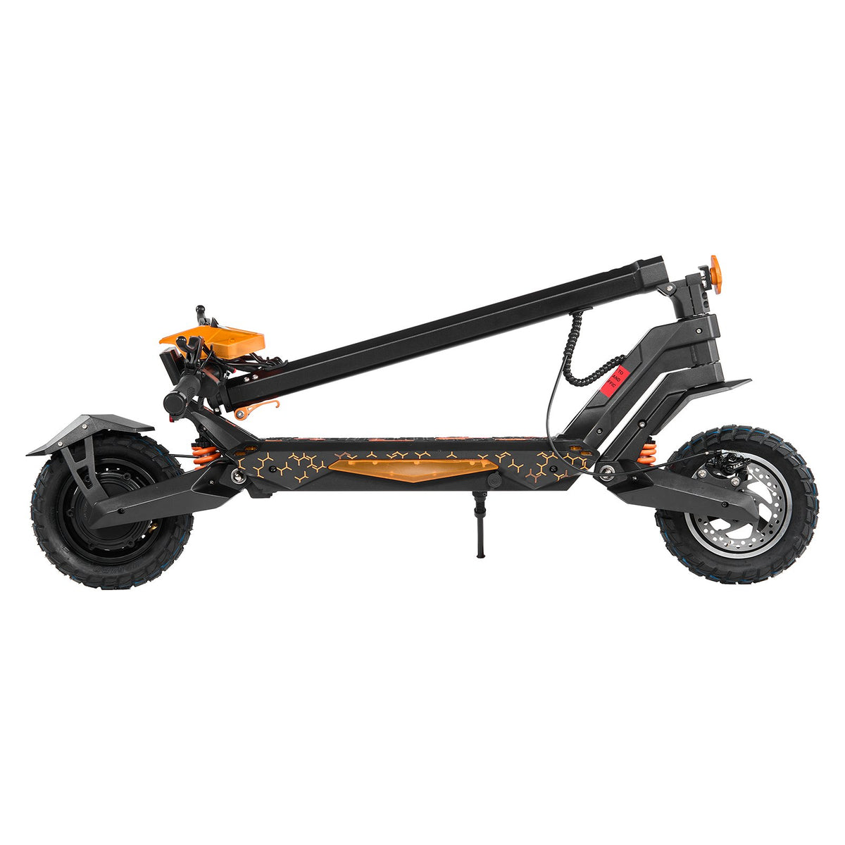 VEVOR Electric Scooter, 500W Motor, 10-Inch Tires, 24 MPH Top Speed, 25 Miles Range, Folding E-Scooter for Adults with Dual Braking, Dual Suspension & App, Max Load 330 lbs, Foldable for Commuting - CRDDTBCYYWZYWLBHR001V1 - view 10