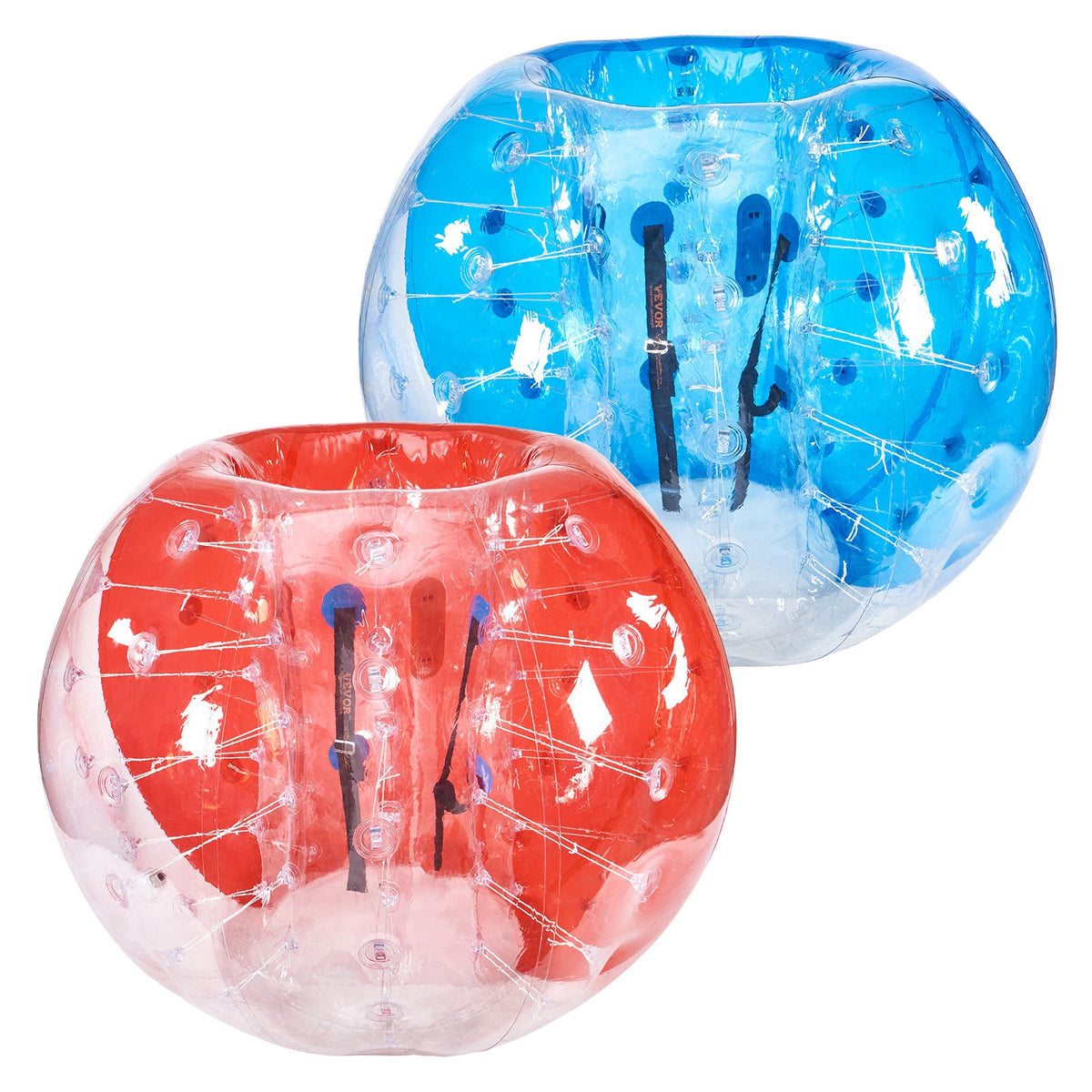 VEVOR Inflatable Bumper Balls 2-Pack, 5FT/1.5M Body Sumo Zorb Balls for Teen & Adult, 0.8mm Thick PVC Human Hamster Bubble Balls for Outdoor Team Gaming Play, Bumper Bopper Toys for Garden, Yard, Park - CRKCQPPQZJ5YVC2VZV0 - view 10