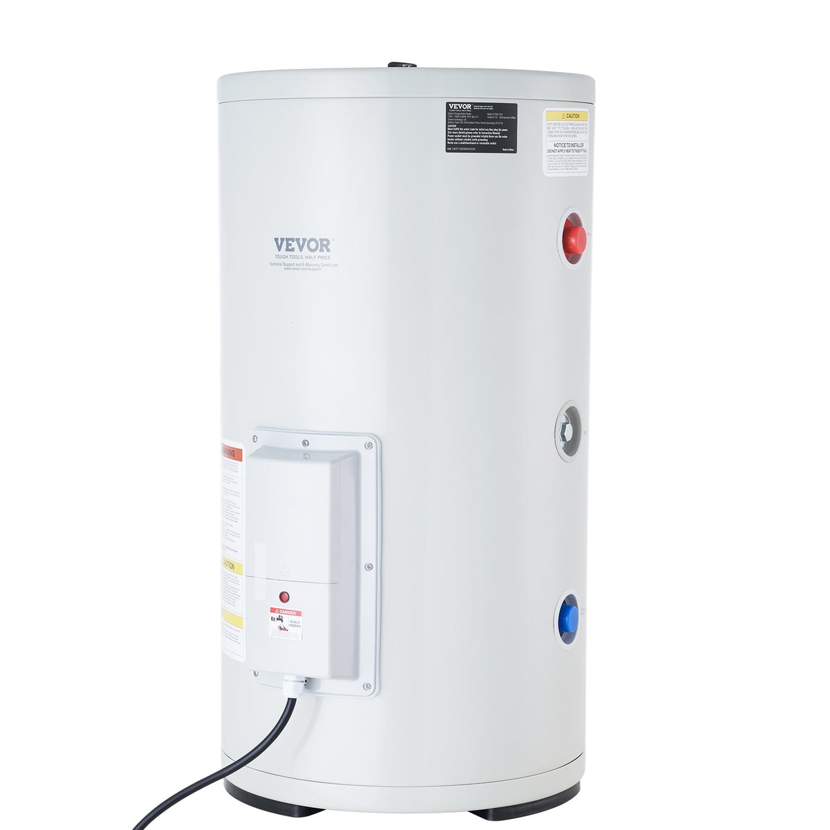 VEVOR Electric Water Heater, 18 Gallon Tank Instant Hot Water Heater, 1.6Kw Tankless Water Heater w/ LED Display,Knob Control, IPX4 Waterproof Side Connection On Demand Heaters for Shower, Bath - CSSRSQ70LXNL6OAABV1 - view 10