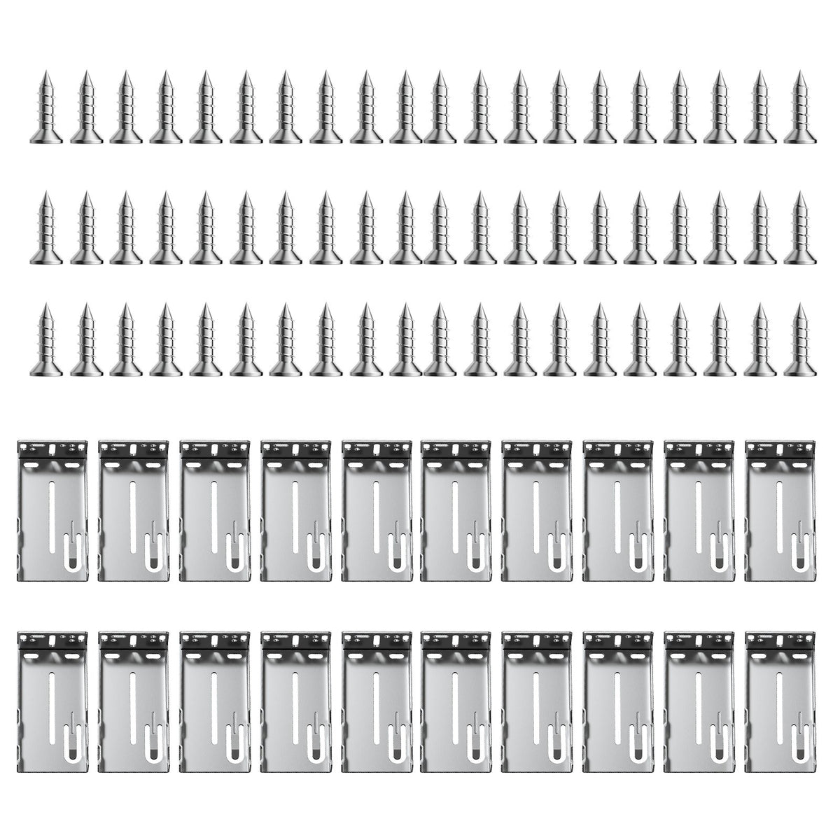 VEVOR Drawer Slides Brackets, 10 Pairs Drawer Rails for 100 LBS Side Mount Ball Bearing Rail, Heavy Duty Cabinet Drawer Bracket for Dresser Drawer Track Runners, Kitchen Replacement Part for DIY - CTHGAZZJSP10Q4T61V0 - view 10