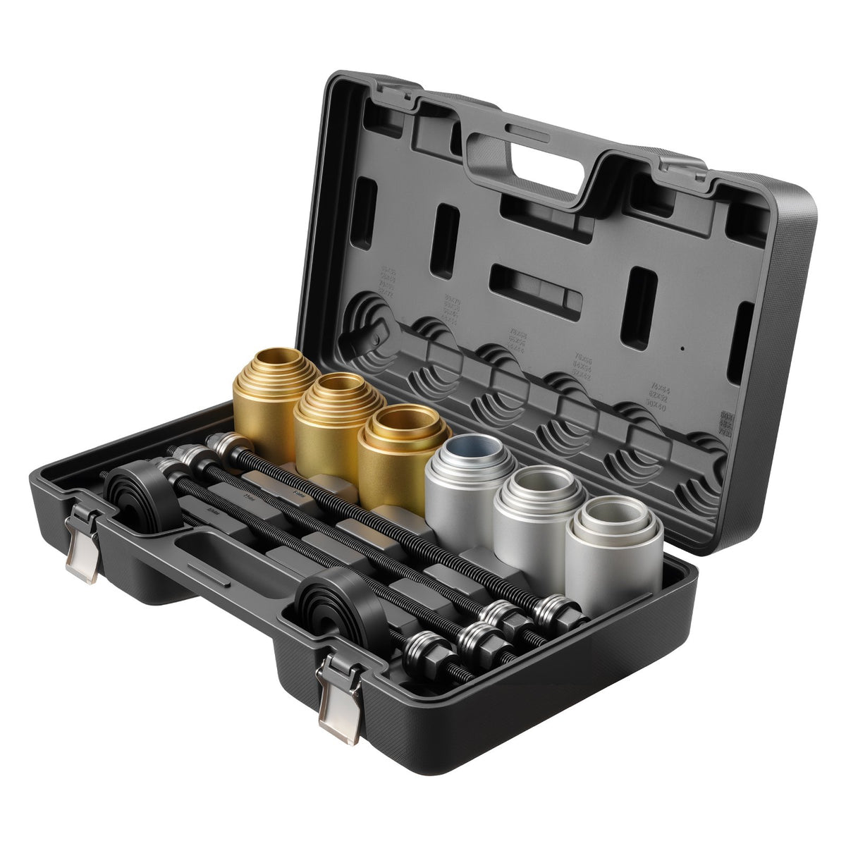 VEVOR Pull and Press Sleeve Kit, 26 PCS, Steel Bush Removal Insertion Sleeve Tools with Carrying Case, Compatible with LCV and HGV Engines, for Removing and Installing Bushings, Bearings, and Seals - CTQCQTZ26JT0E8TU9002V0 - view 10