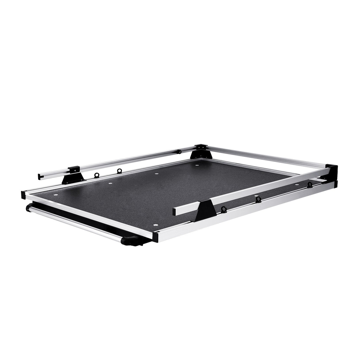 VEVOR Sliding Truck Bed Organizer, 68 x 48-Inch Heavy Duty Truck Bed Storage Drawer with 1000 lbs Capacity, Features 6 Movable Rings for Securing, 2-Postion Slide out Tray for Pickup Trucks, Black - CXHCSTP6848IHFEWPV0 - view 10