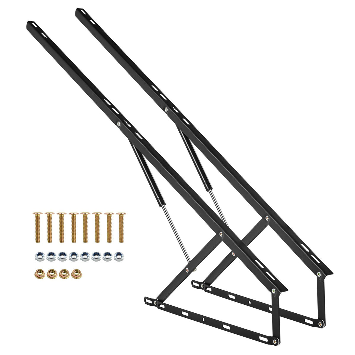 VEVOR Bed Lift, 59x79 in Compatible Bed Size 265 lbs Load Bearing, DIY Wall Bed Mechanical Hardware Kit Vertical Deluxe, Pneumatic Lever Heavy Duty Bed Support, Folding Wall Bed for Guestroom - CXSJQ1500MM9808RRV0 - view 10