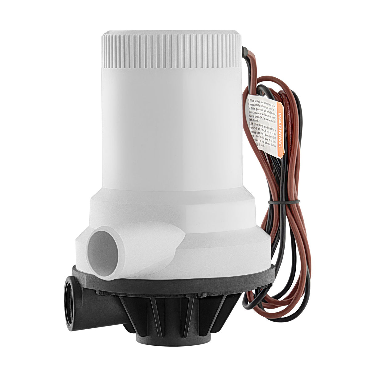 VEVOR Livewell Pump for Boat, 12V 1600 GPH Straight Livewell Aerator Pump with Dual Inlet, ABA Housing & Detachable Motor Cartridge, Corrosion-Resistant Livewell/Baitwell Pump for Freshwater Saltwater - CYHSB1600GPH4IRDJV9 - view 10