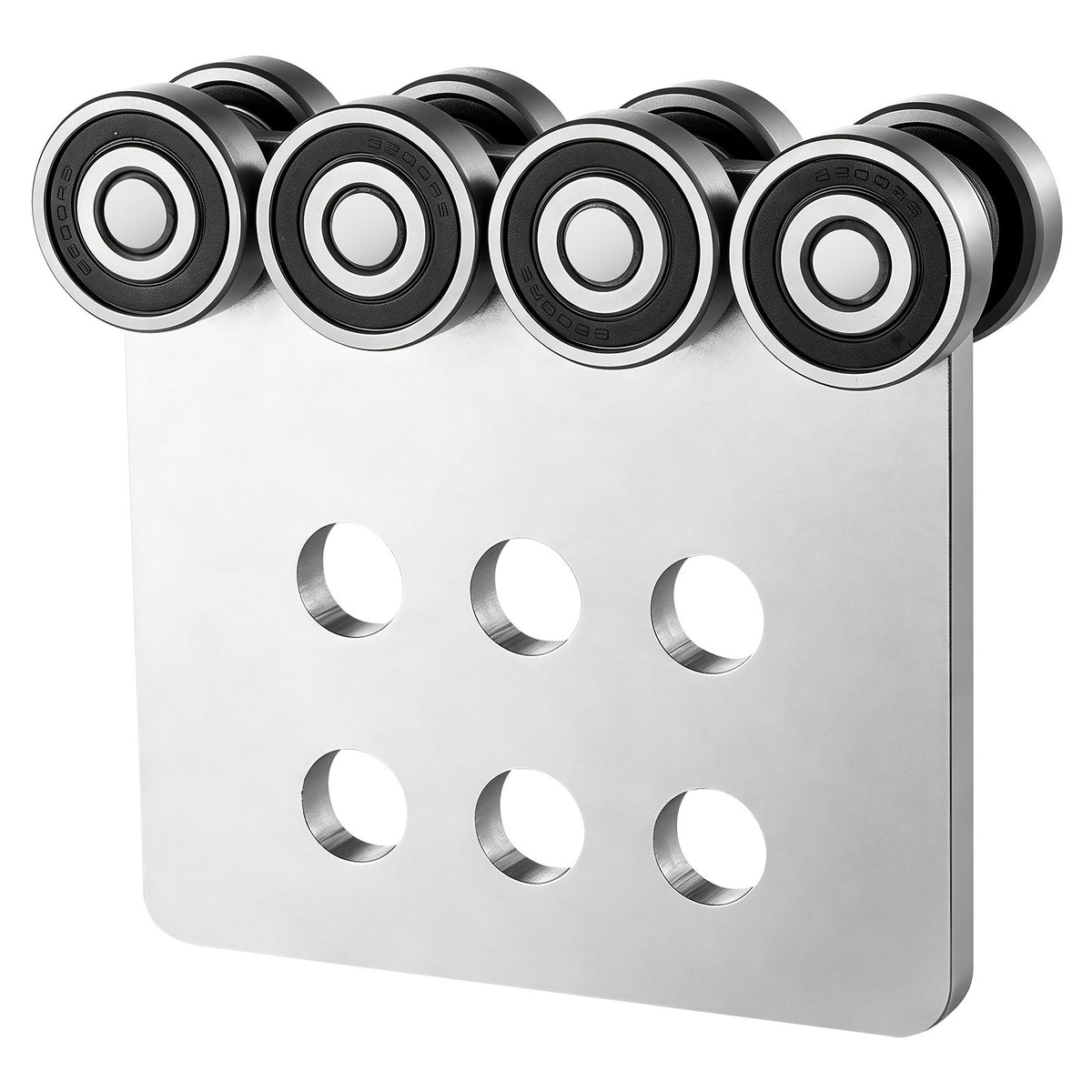 VEVOR 8 Wheel Trolley Assembly Rollers, 4 Pcs 3000 lbs Load, Dual Bearing Trolley Assembly for 1-5/8" Wide and All 1-5/8" or Taller Strut Channel, Heavy Duty Sliding Track System for Warehouse Garage - CZLXCZBX4JZ3TUKE6001V0 - view 10